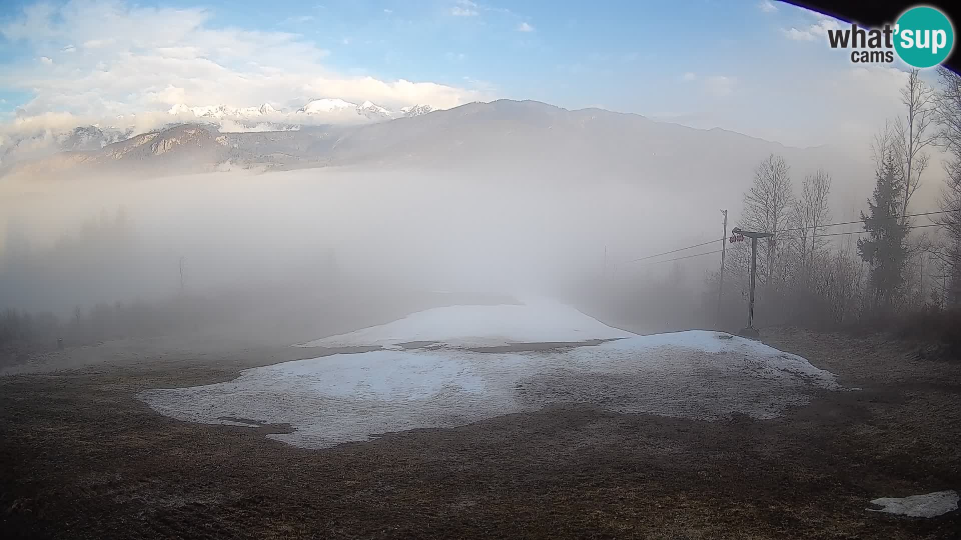 Spletna kamera Bohinjska Bistrica – Pogled v živo s smučišča Kozji Hrbet