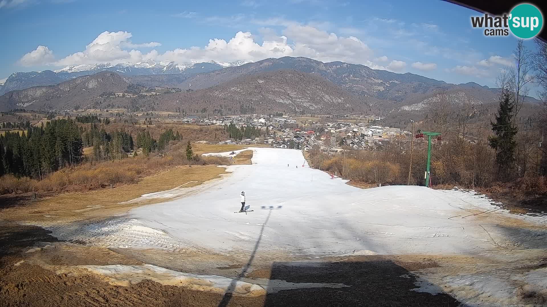 Spletna kamera Bohinjska Bistrica – Pogled v živo s smučišča Kozji Hrbet