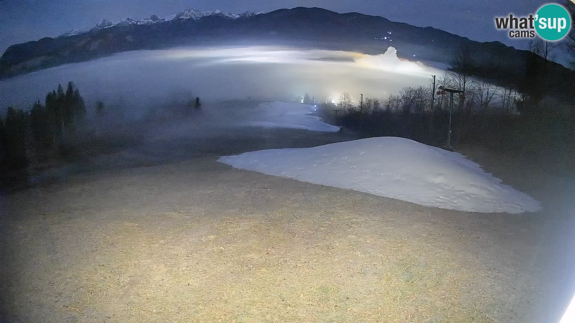 Spletna kamera Bohinjska Bistrica – Pogled v živo s smučišča Kozji Hrbet