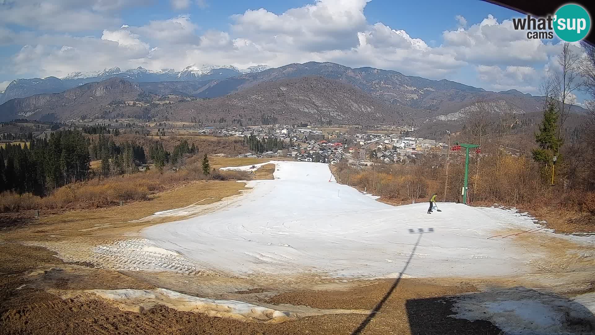 Kamera uživo Bohinjska Bistrica – Pogled u stvarnom vremenu sa skijališta Kozji Hrbet