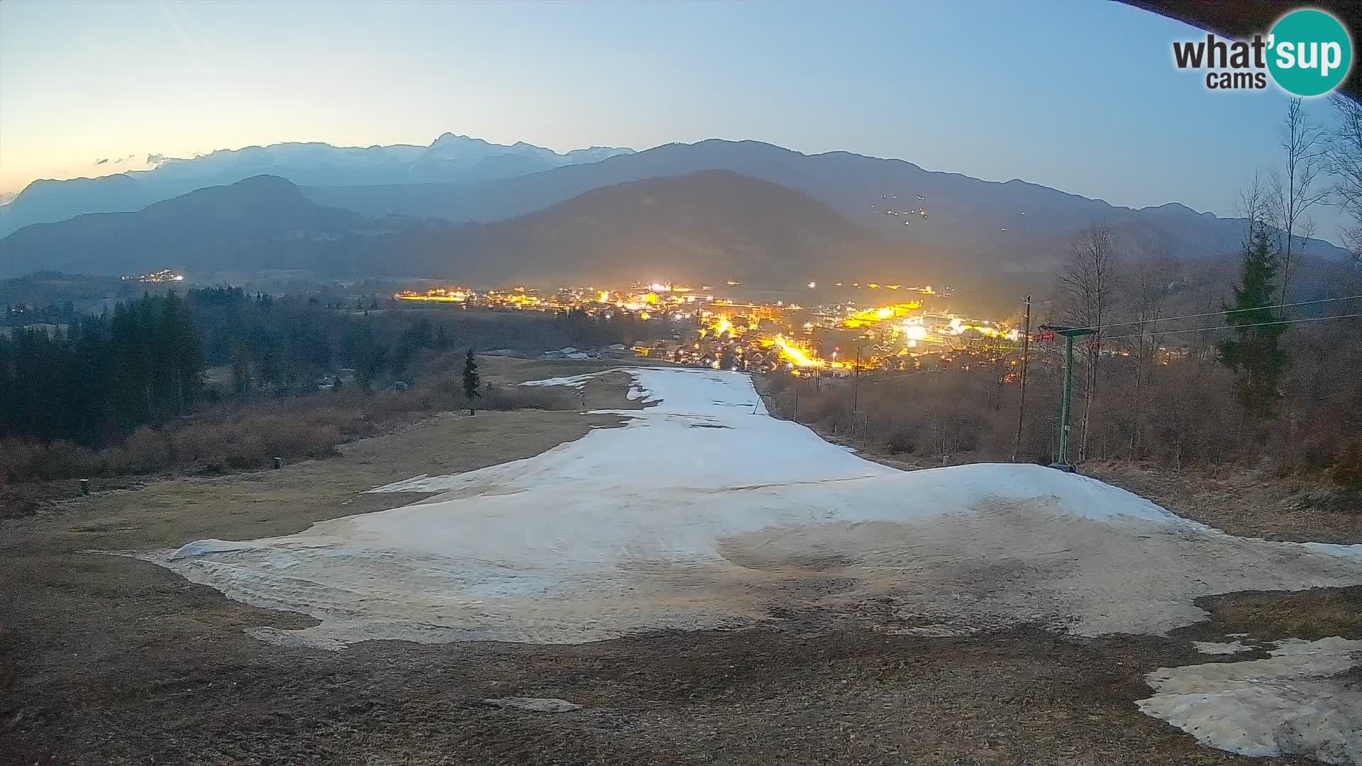Webcam Bohinjska Bistrica – Vue en direct depuis la station de ski Kozji Hrbet