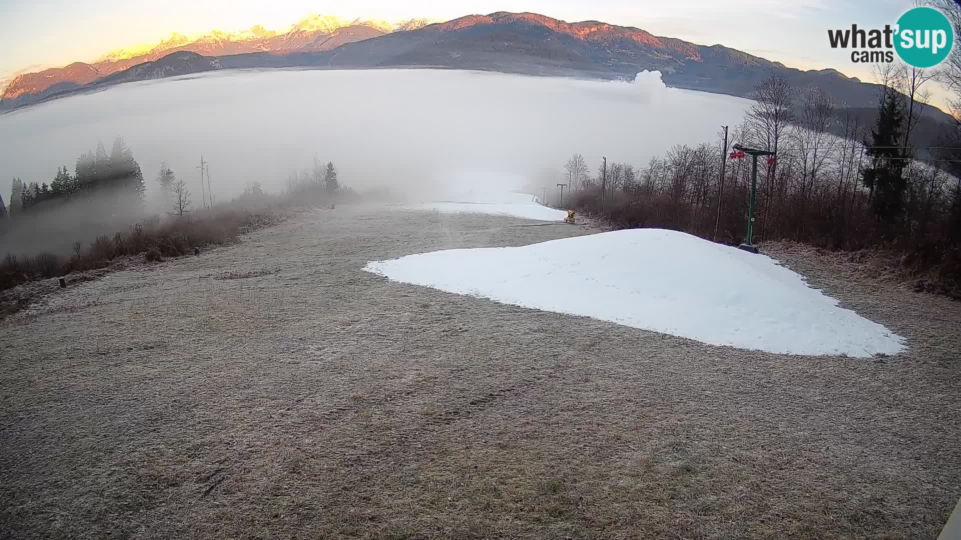 Webcam Bohinjska Bistrica – Live View from Kozji Hrbet Ski Station