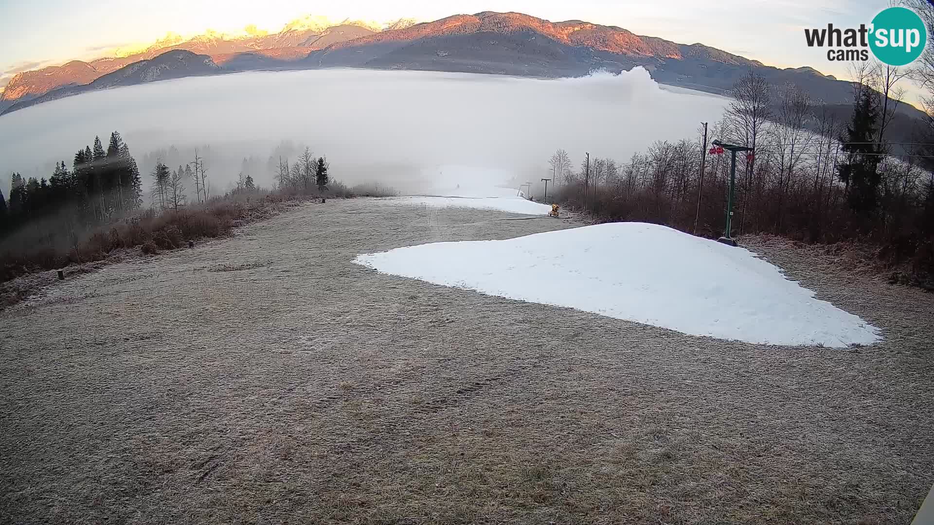 Webcam Bohinjska Bistrica – Vista live dalla stazione sciistica Kozji Hrbet