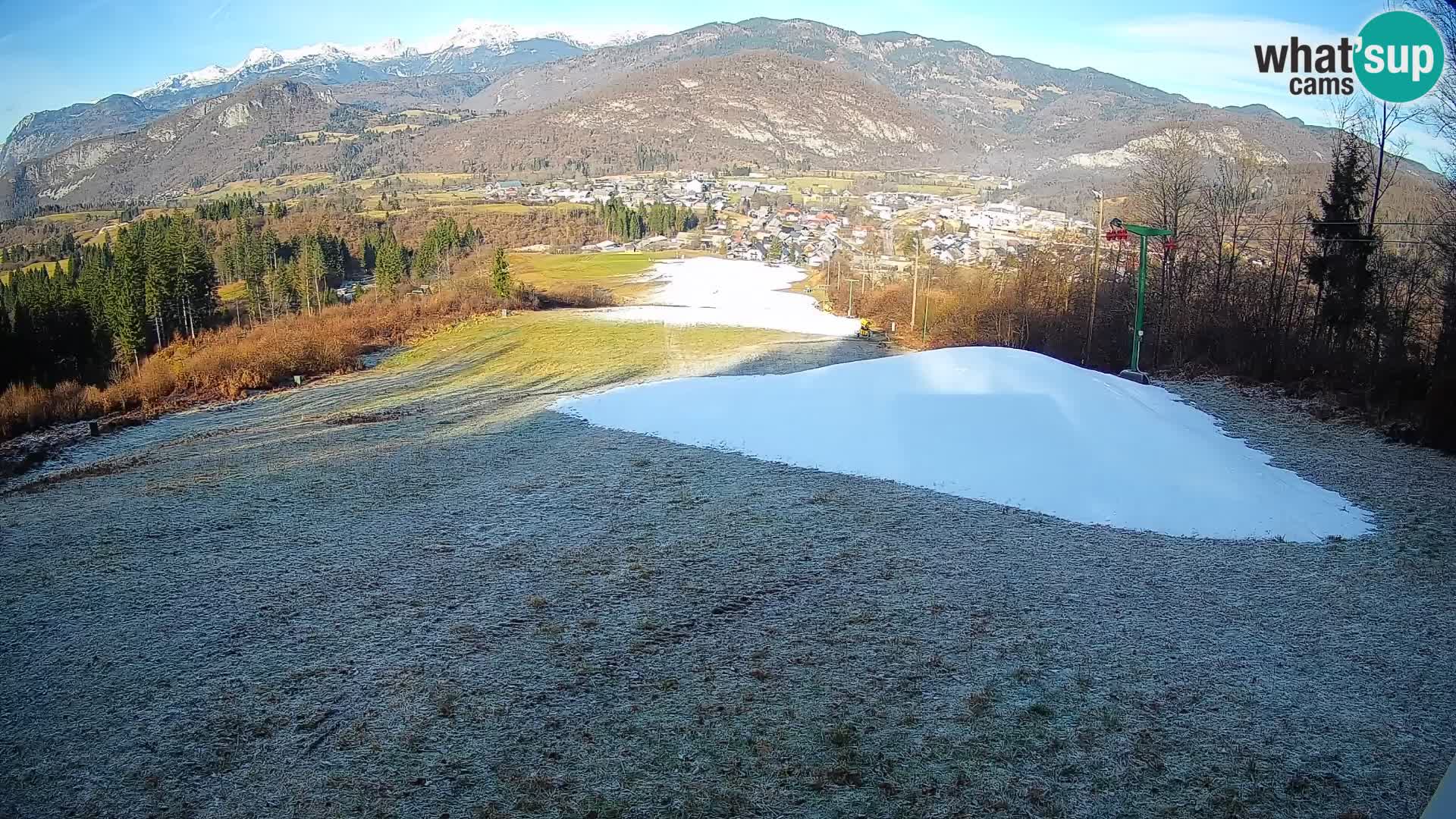 Spletna kamera Bohinjska Bistrica – Pogled v živo s smučišča Kozji Hrbet