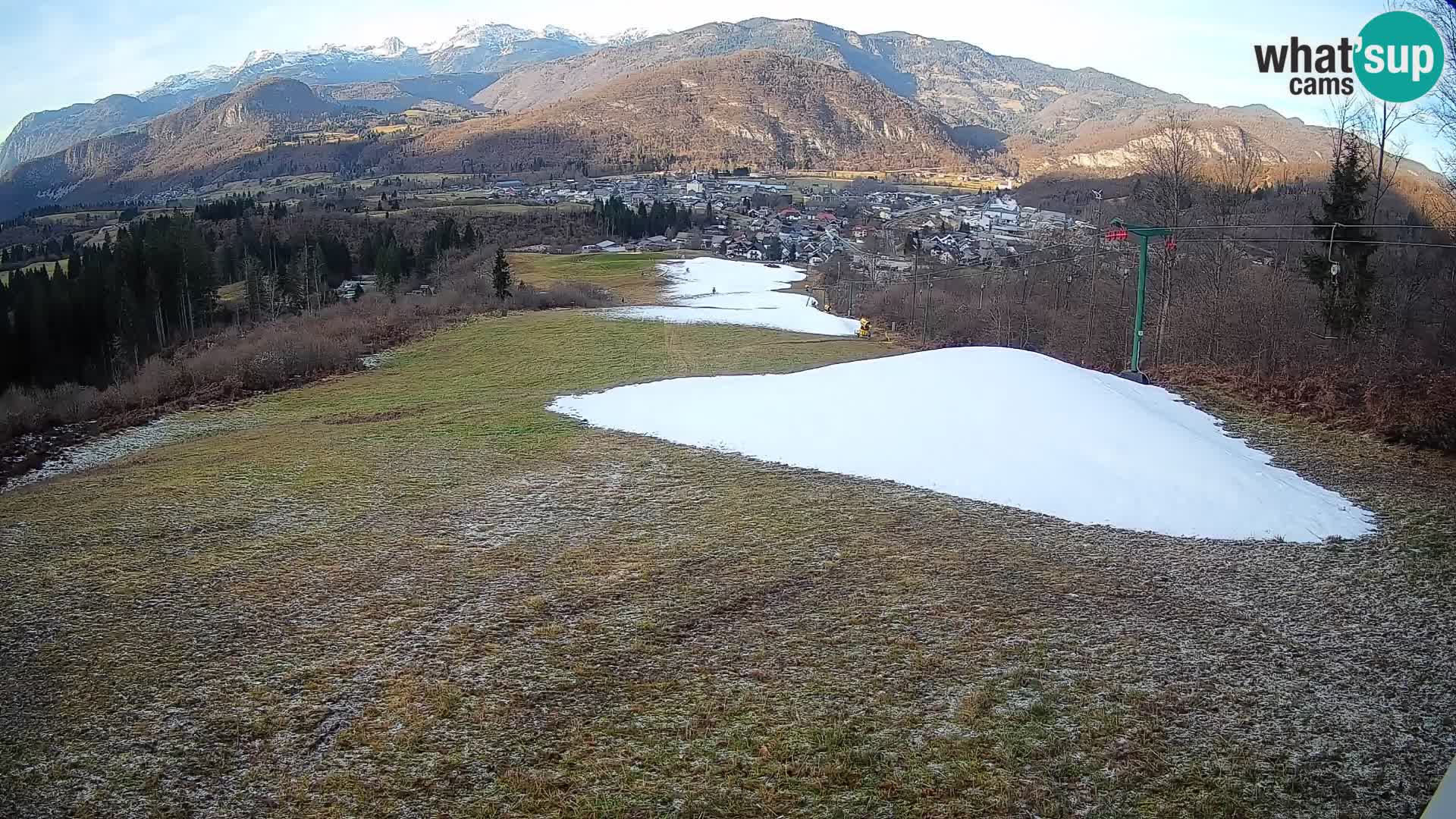 Kamera uživo Bohinjska Bistrica – Pogled u stvarnom vremenu sa skijališta Kozji Hrbet