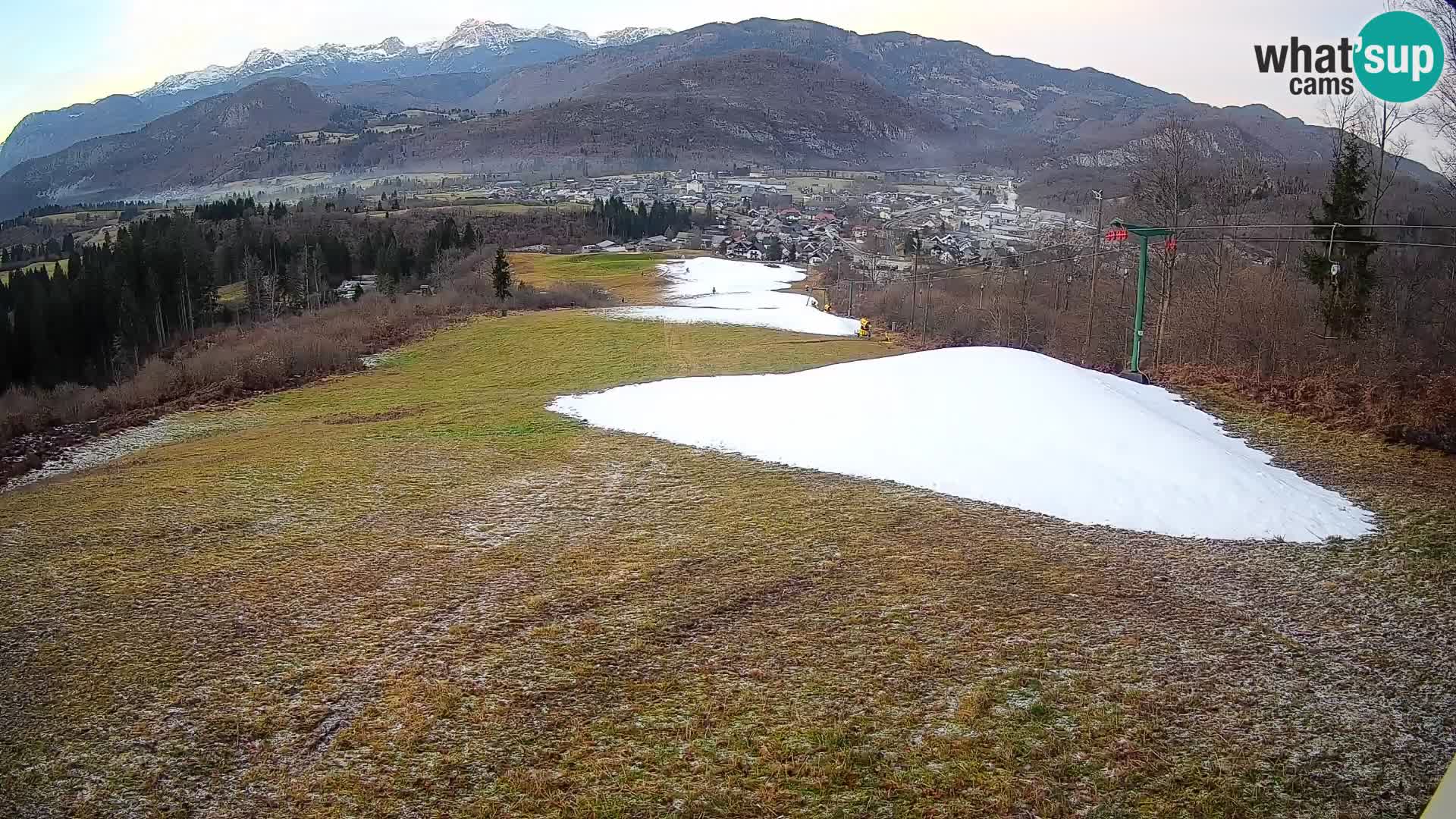 Spletna kamera Bohinjska Bistrica – Pogled v živo s smučišča Kozji Hrbet