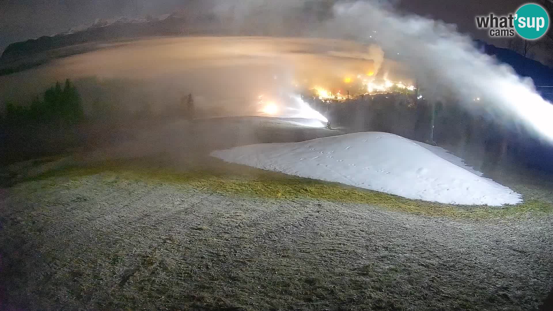 Spletna kamera Bohinjska Bistrica – Pogled v živo s smučišča Kozji Hrbet