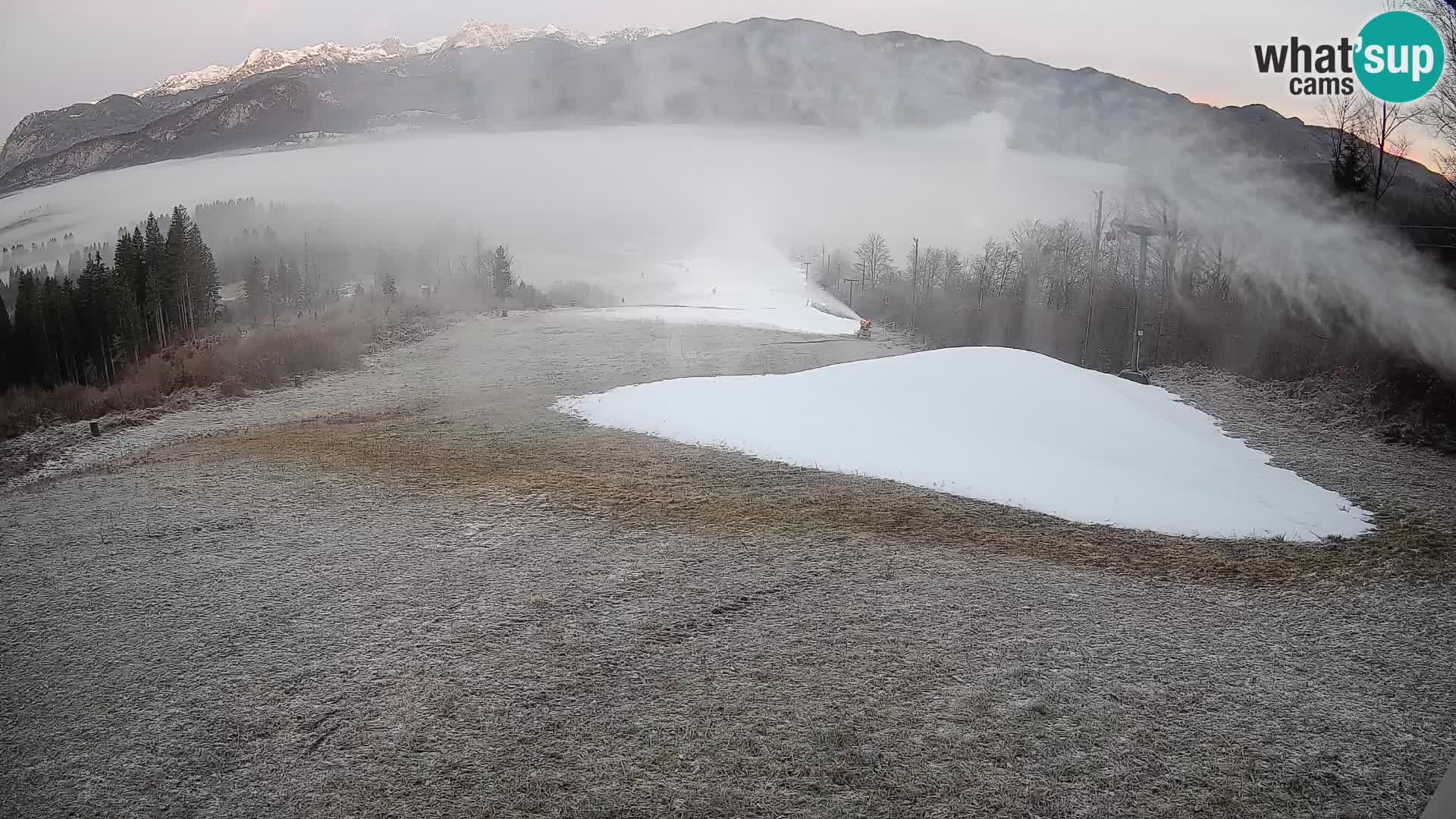 Webcam Bohinjska Bistrica – Live View from Kozji Hrbet Ski Station