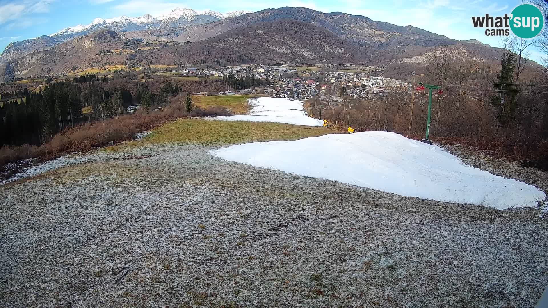 Spletna kamera Bohinjska Bistrica – Pogled v živo s smučišča Kozji Hrbet