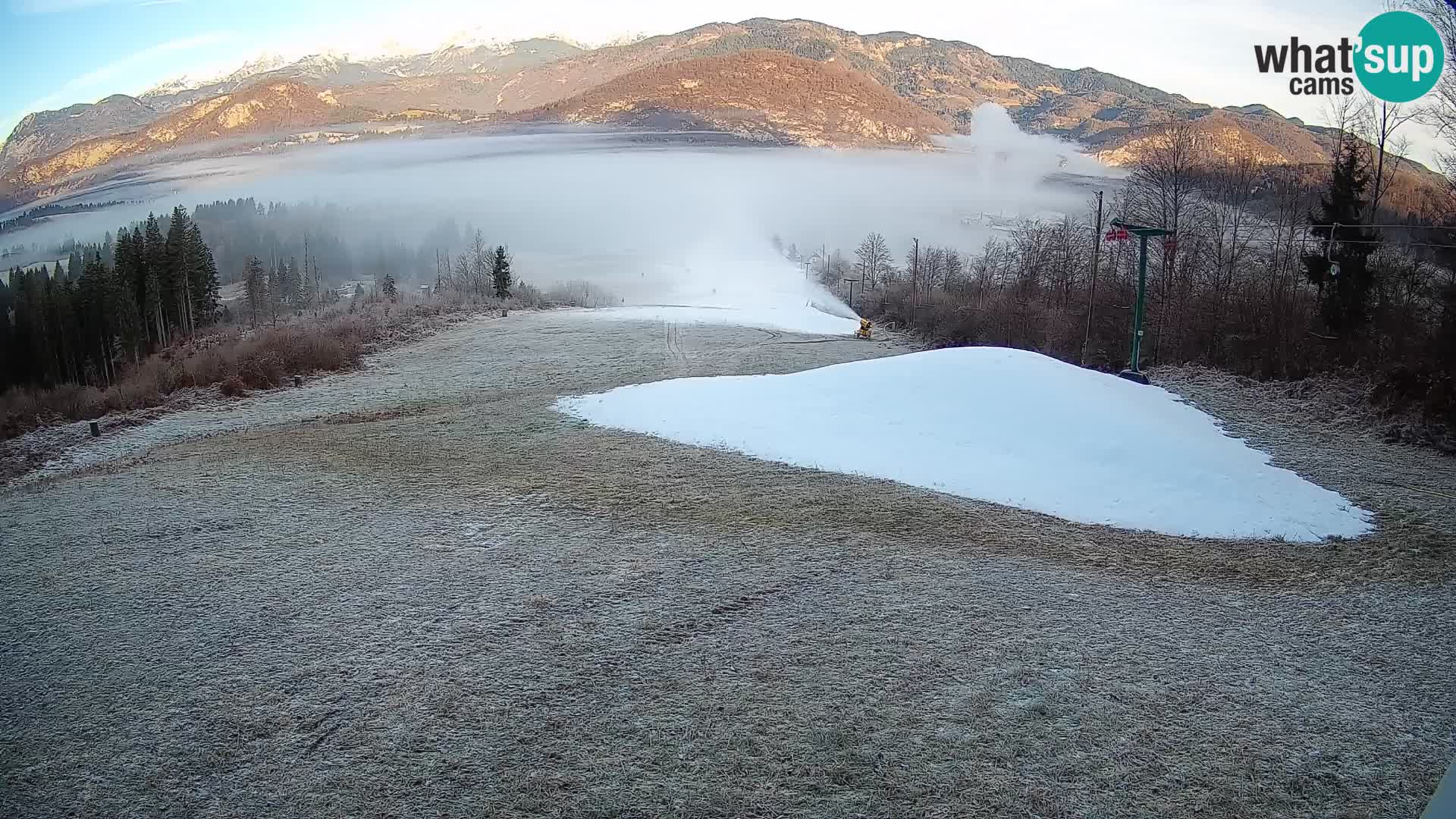Webcam Bohinjska Bistrica – Live View from Kozji Hrbet Ski Station