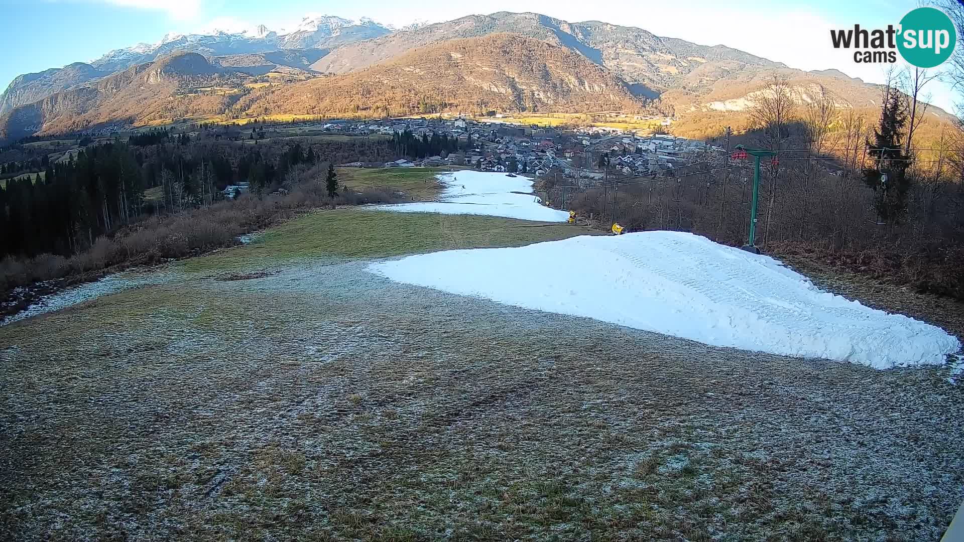 Kamera uživo Bohinjska Bistrica – Pogled u stvarnom vremenu sa skijališta Kozji Hrbet