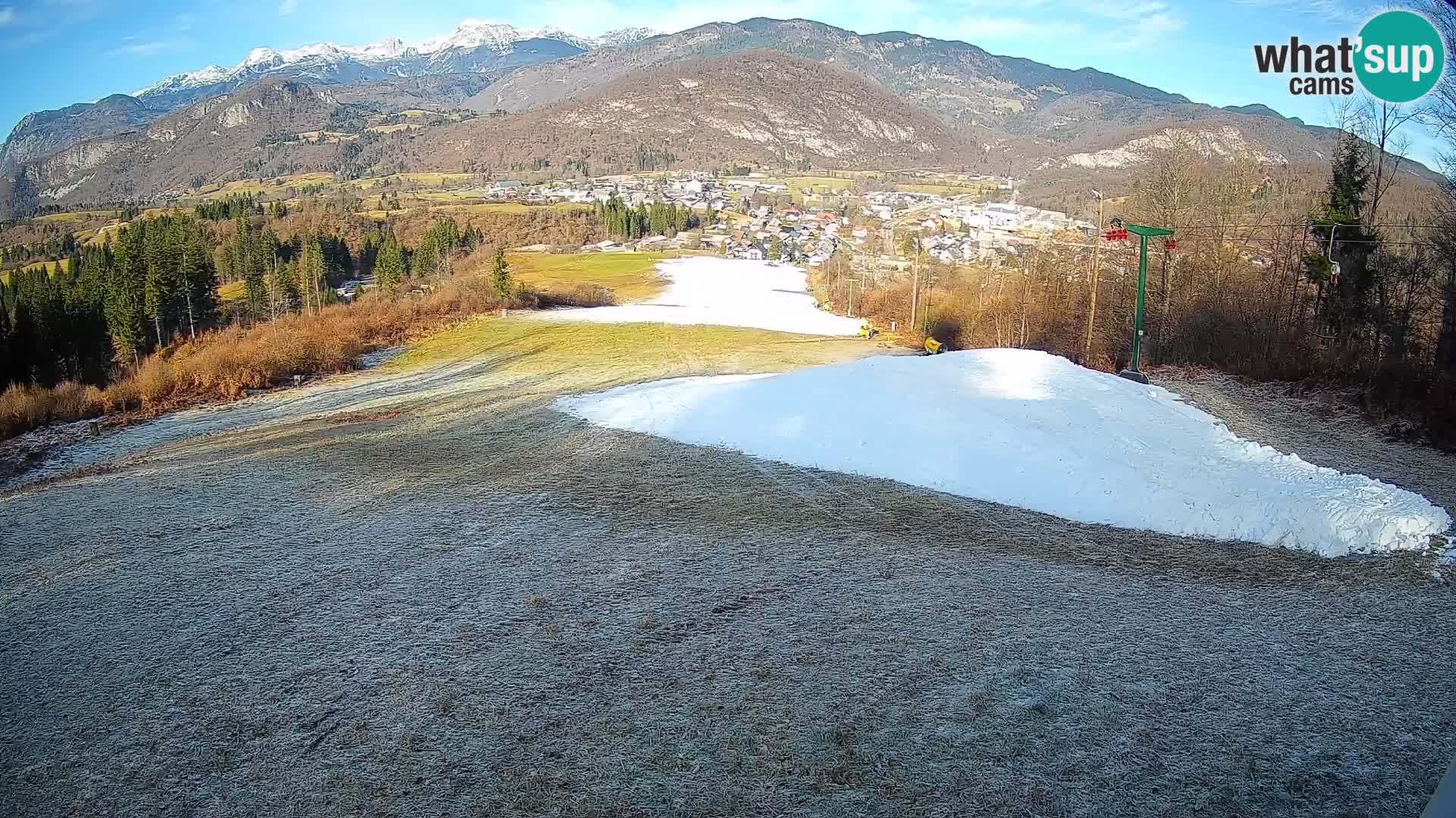 Webcam Bohinjska Bistrica – Live View from Kozji Hrbet Ski Station