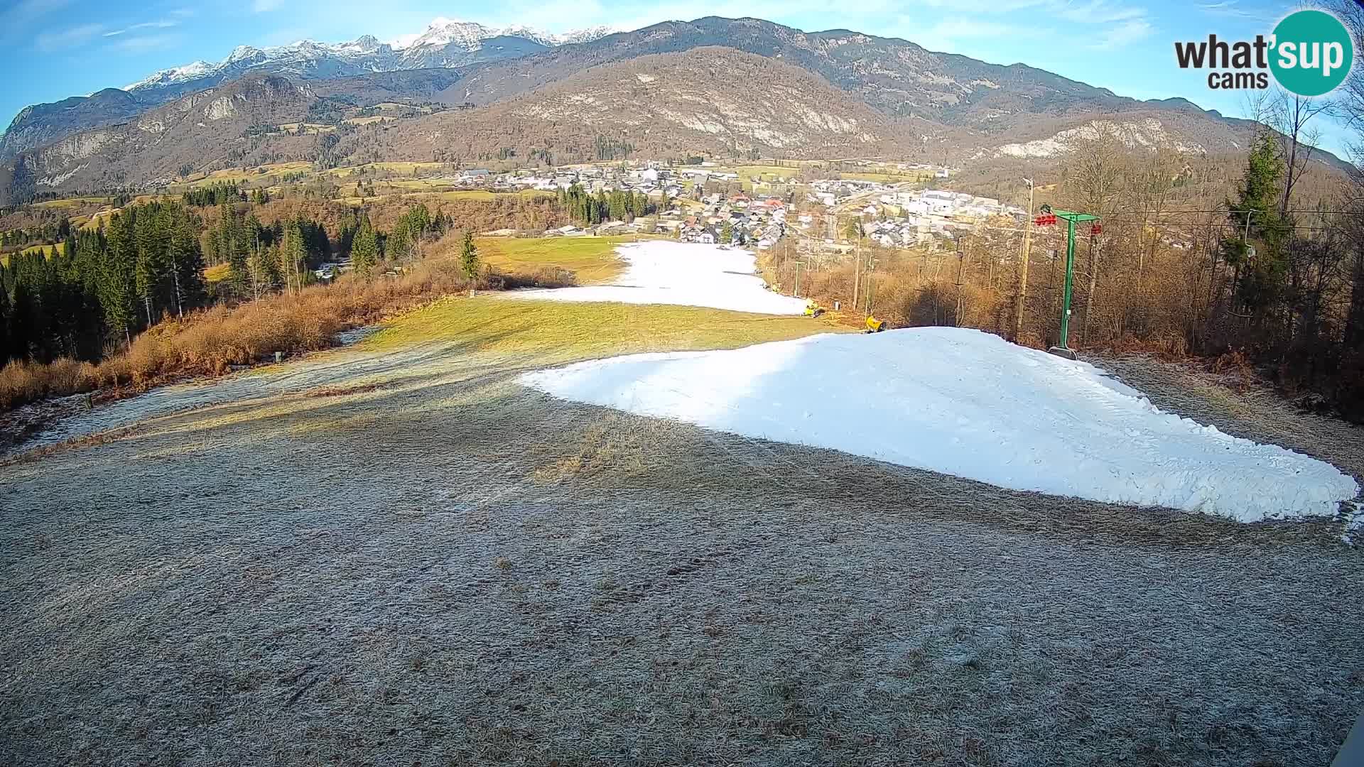 Spletna kamera Bohinjska Bistrica – Pogled v živo s smučišča Kozji Hrbet