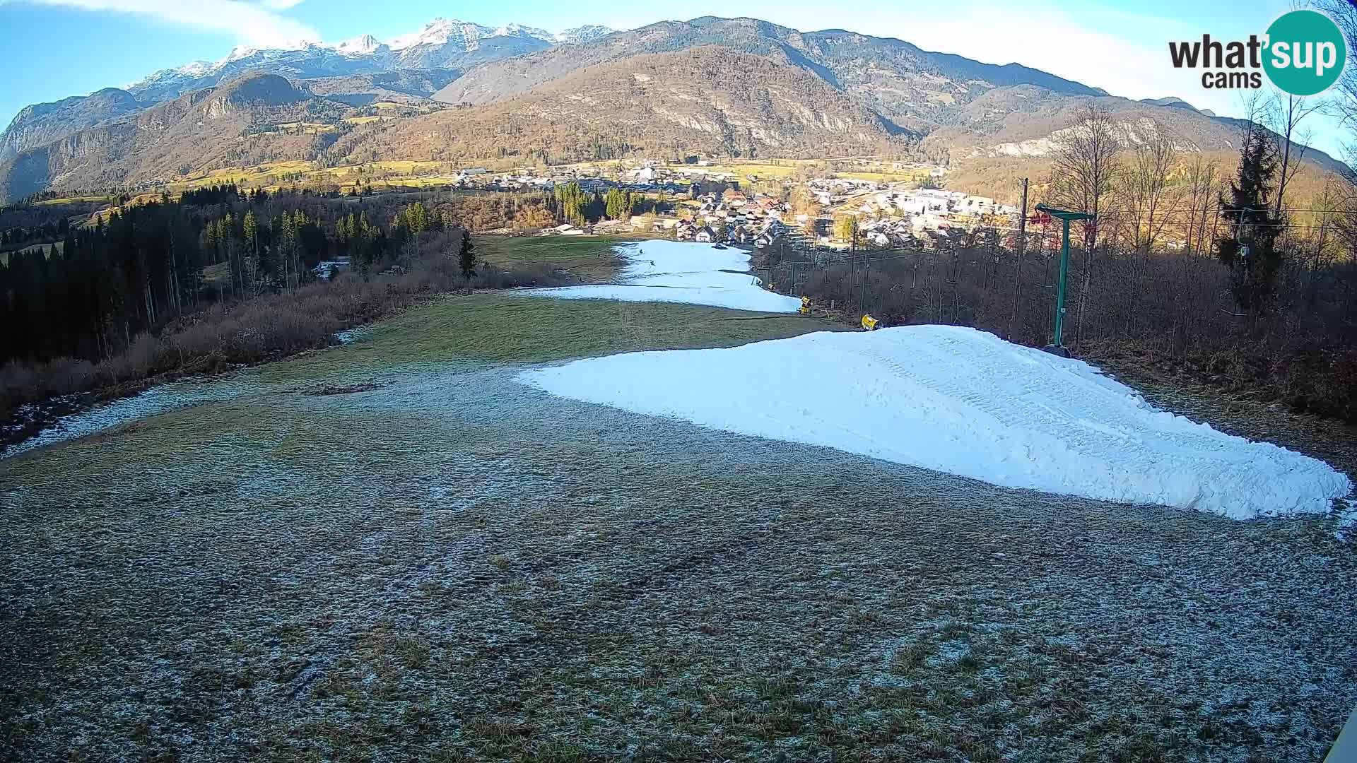 Spletna kamera Bohinjska Bistrica – Pogled v živo s smučišča Kozji Hrbet