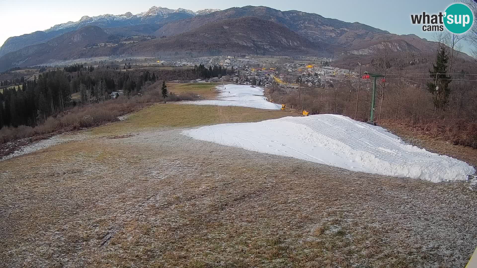 Spletna kamera Bohinjska Bistrica – Pogled v živo s smučišča Kozji Hrbet