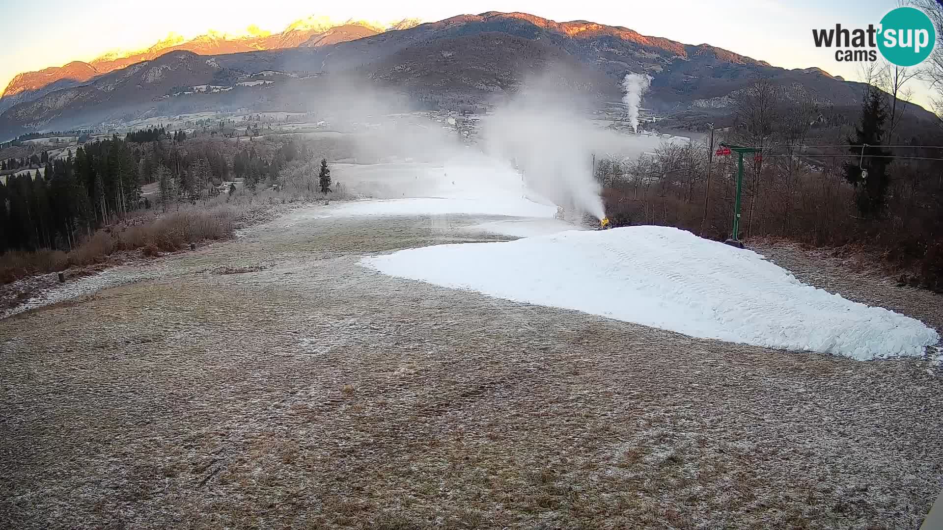 Kamera uživo Bohinjska Bistrica – Pogled u stvarnom vremenu sa skijališta Kozji Hrbet