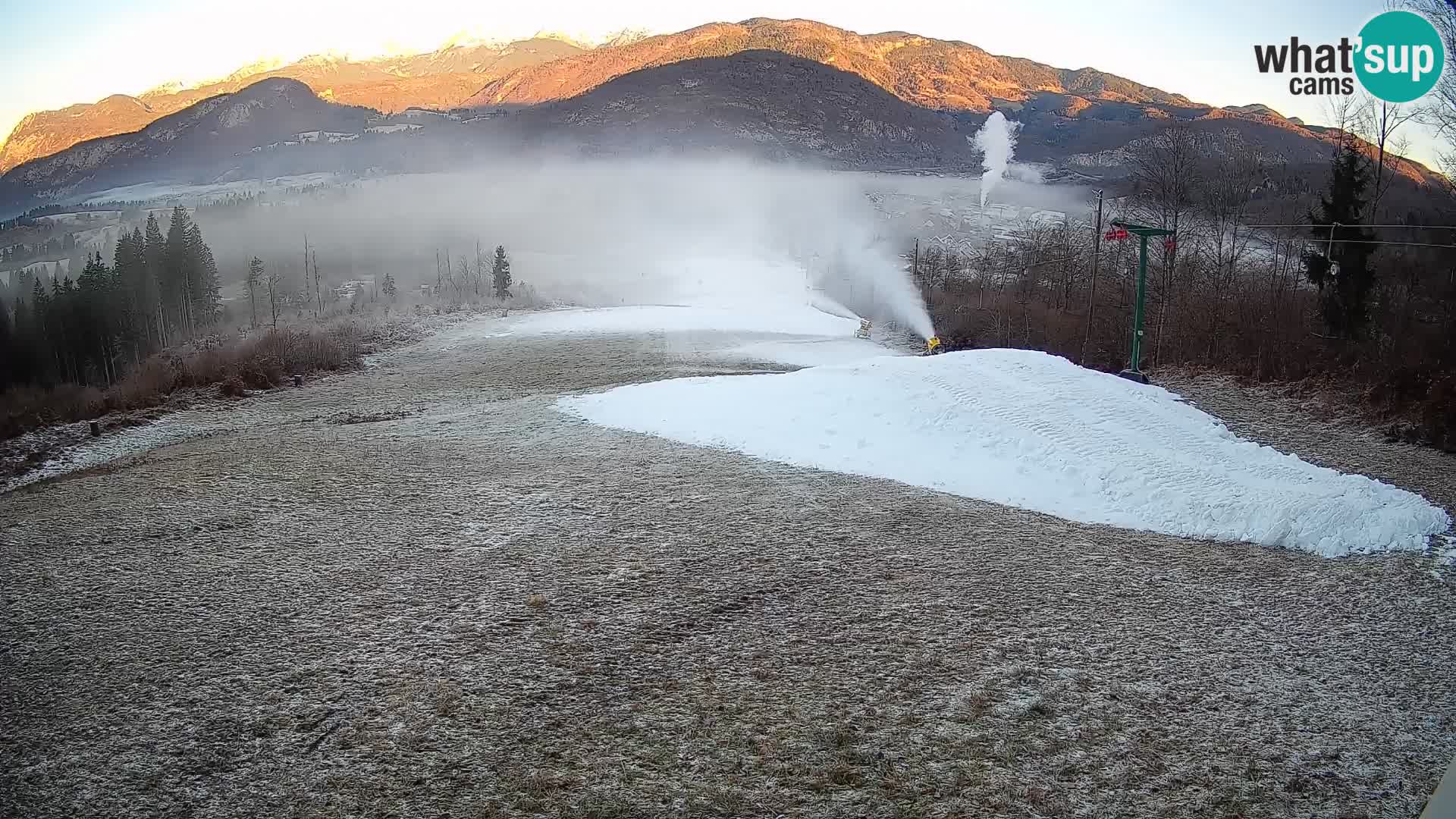 Webcam Bohinjska Bistrica – Live View from Kozji Hrbet Ski Station