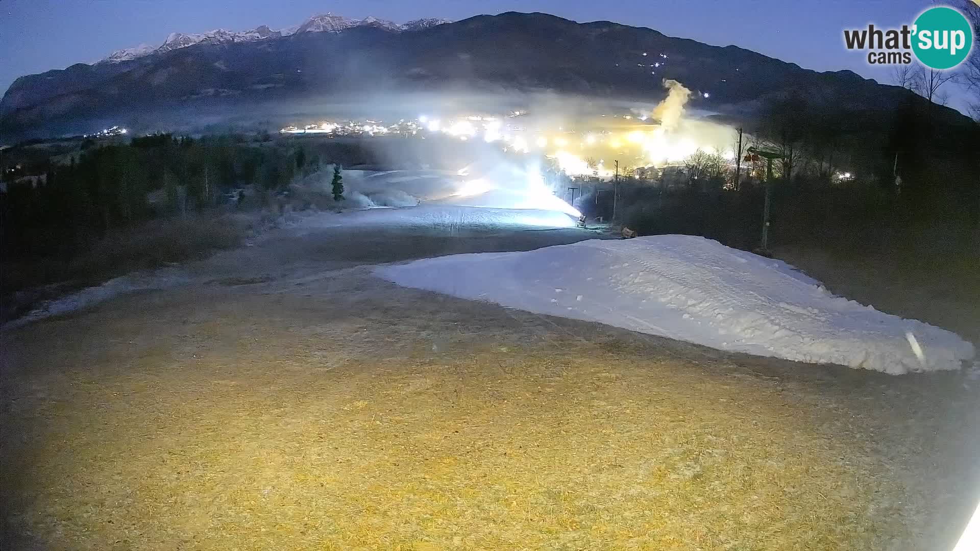 Spletna kamera Bohinjska Bistrica – Pogled v živo s smučišča Kozji Hrbet