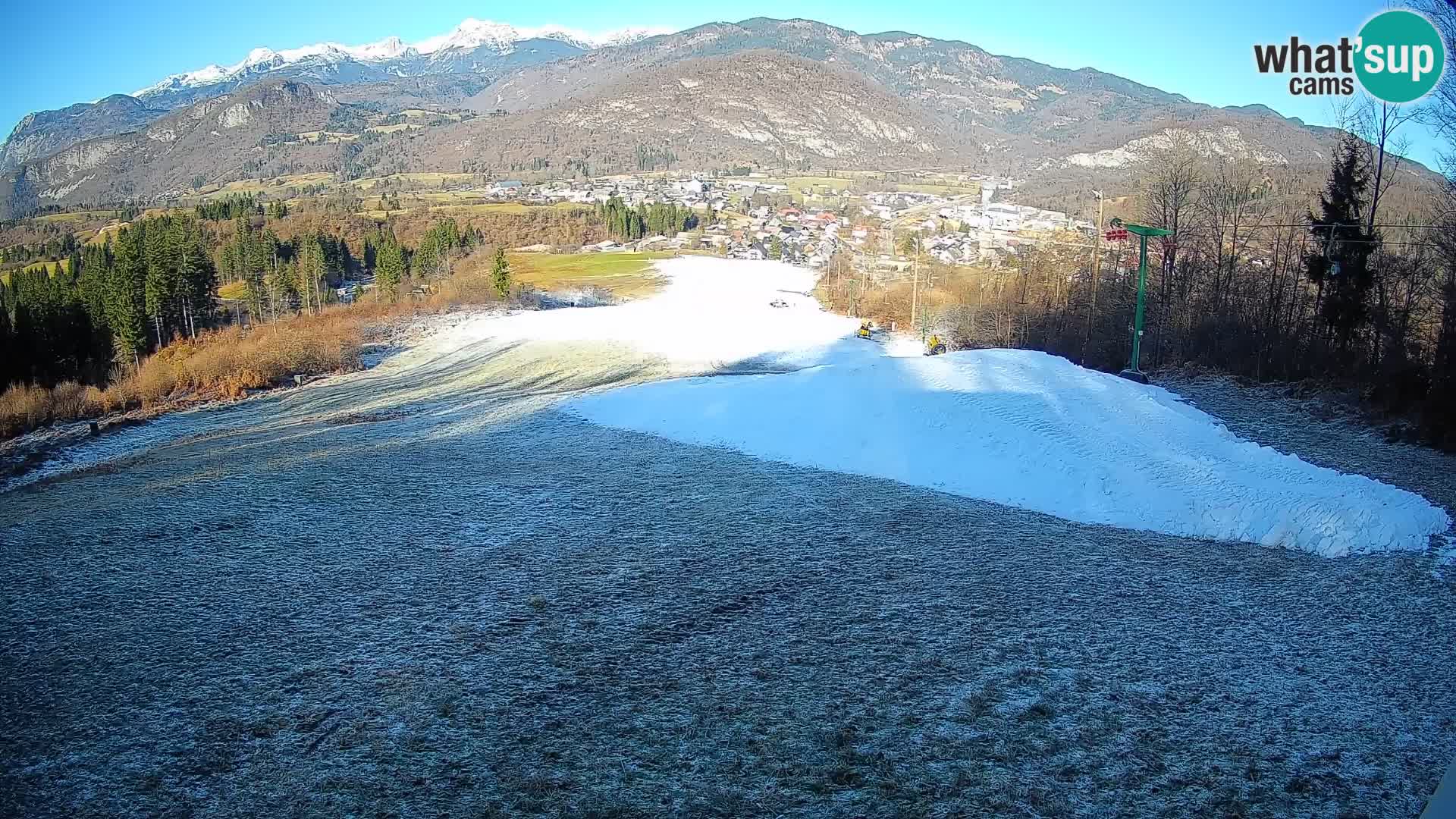 Spletna kamera Bohinjska Bistrica – Pogled v živo s smučišča Kozji Hrbet