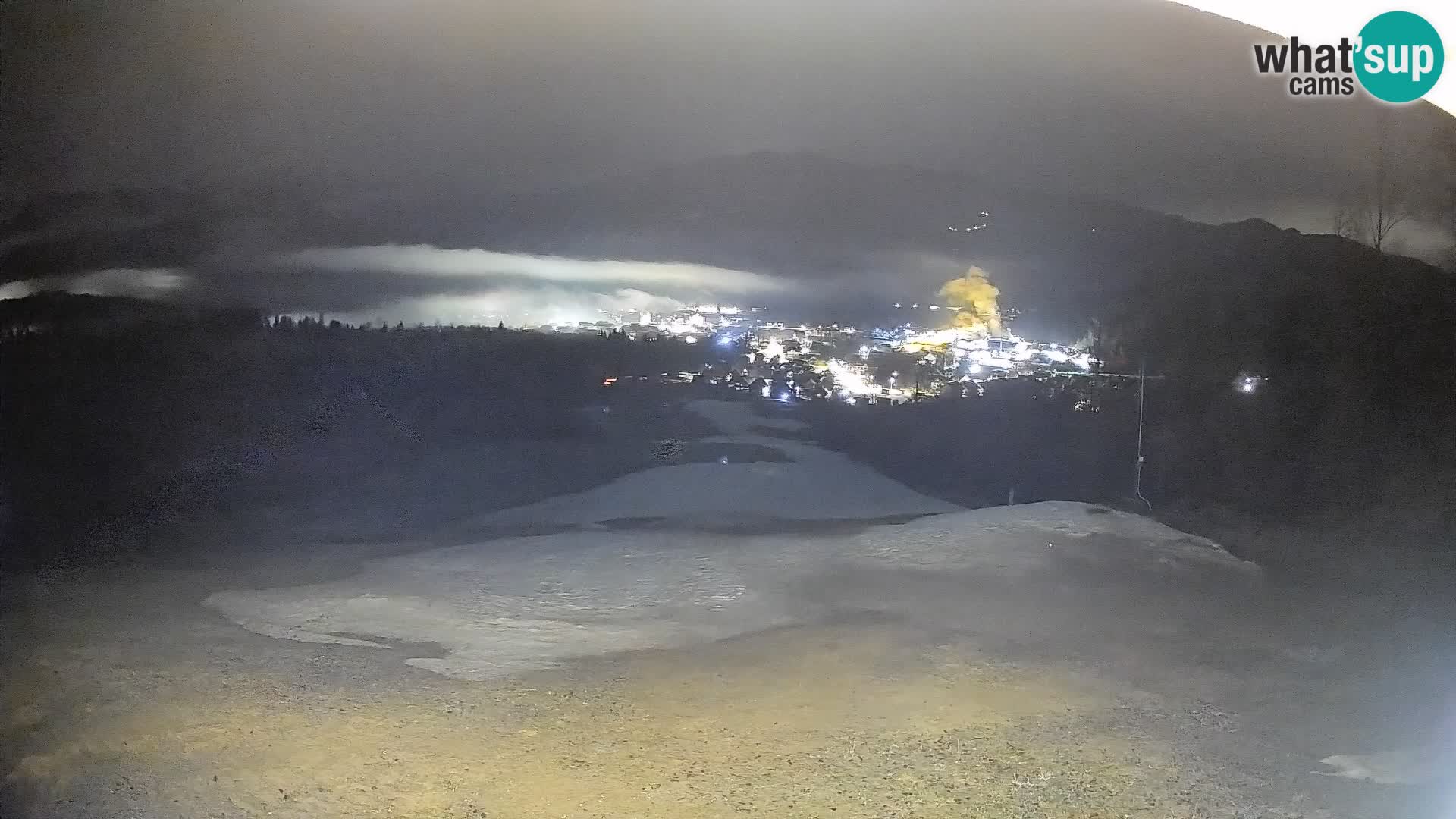 Spletna kamera Bohinjska Bistrica – Pogled v živo s smučišča Kozji Hrbet