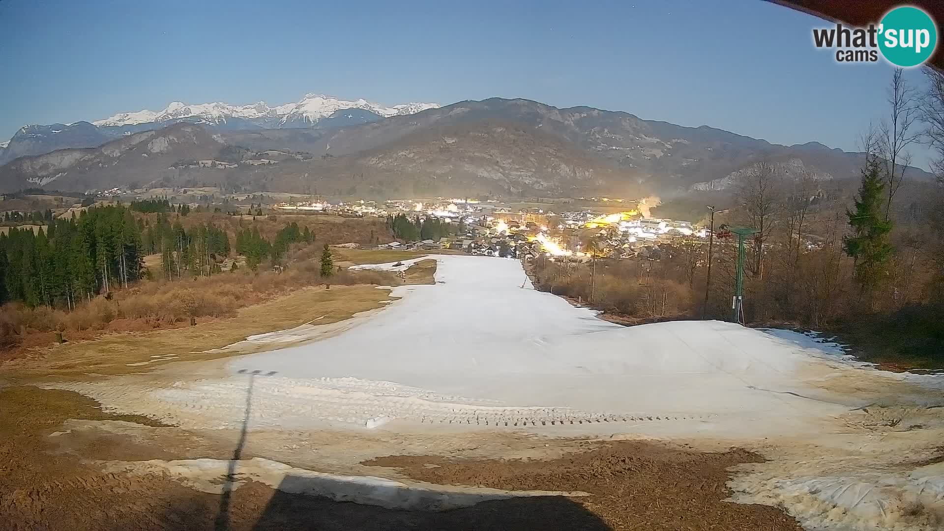 Webcam Bohinjska Bistrica – Vista live dalla stazione sciistica Kozji Hrbet