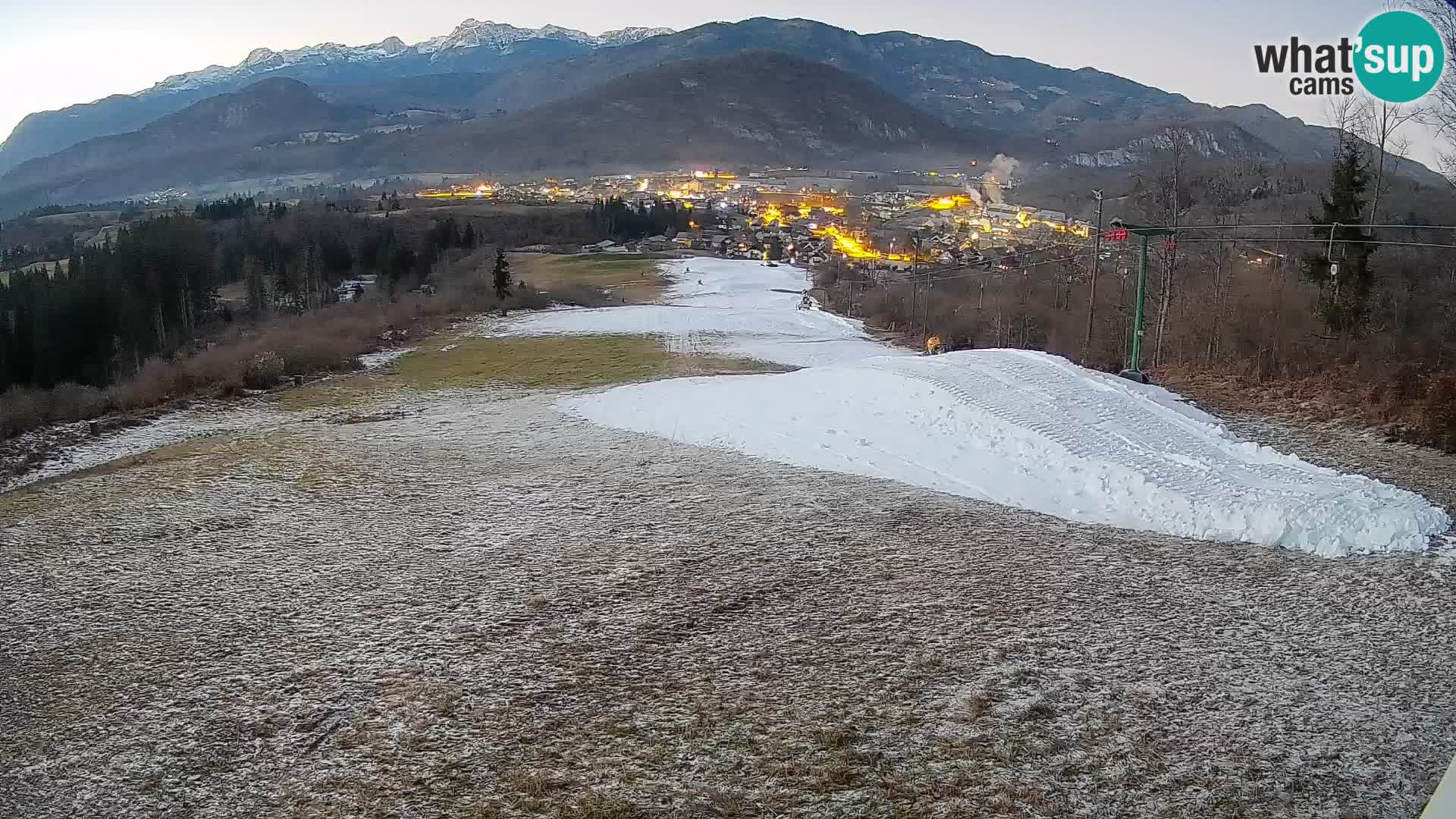 Spletna kamera Bohinjska Bistrica – Pogled v živo s smučišča Kozji Hrbet