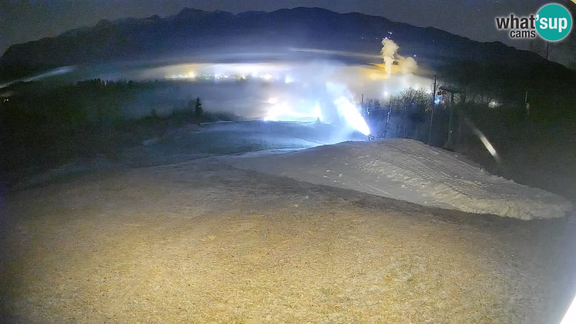 Kamera uživo Bohinjska Bistrica – Pogled u stvarnom vremenu sa skijališta Kozji Hrbet