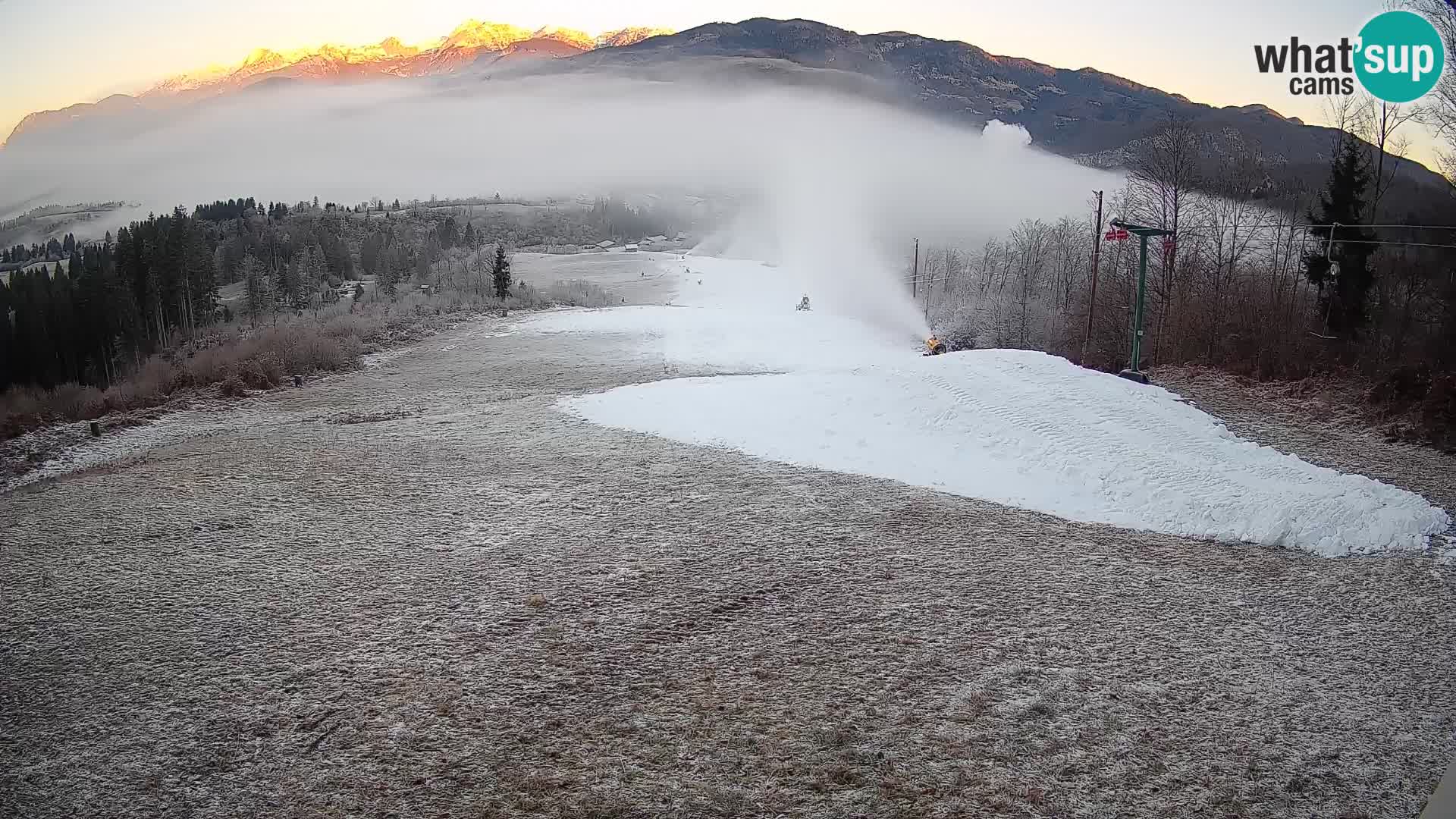 Webcam Bohinjska Bistrica – Live View from Kozji Hrbet Ski Station