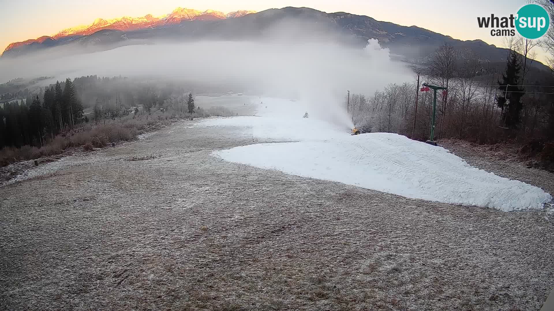 Webcam Bohinjska Bistrica – Live View from Kozji Hrbet Ski Station