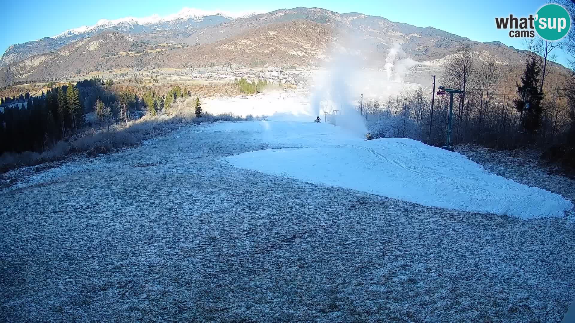 Webcam Bohinjska Bistrica – Live View from Kozji Hrbet Ski Station