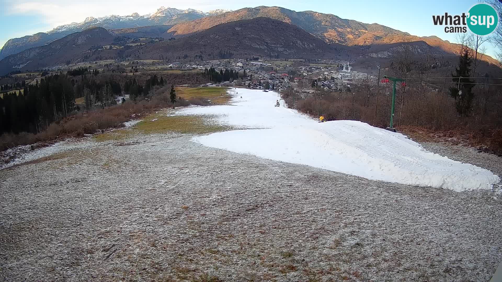 Kamera uživo Bohinjska Bistrica – Pogled u stvarnom vremenu sa skijališta Kozji Hrbet