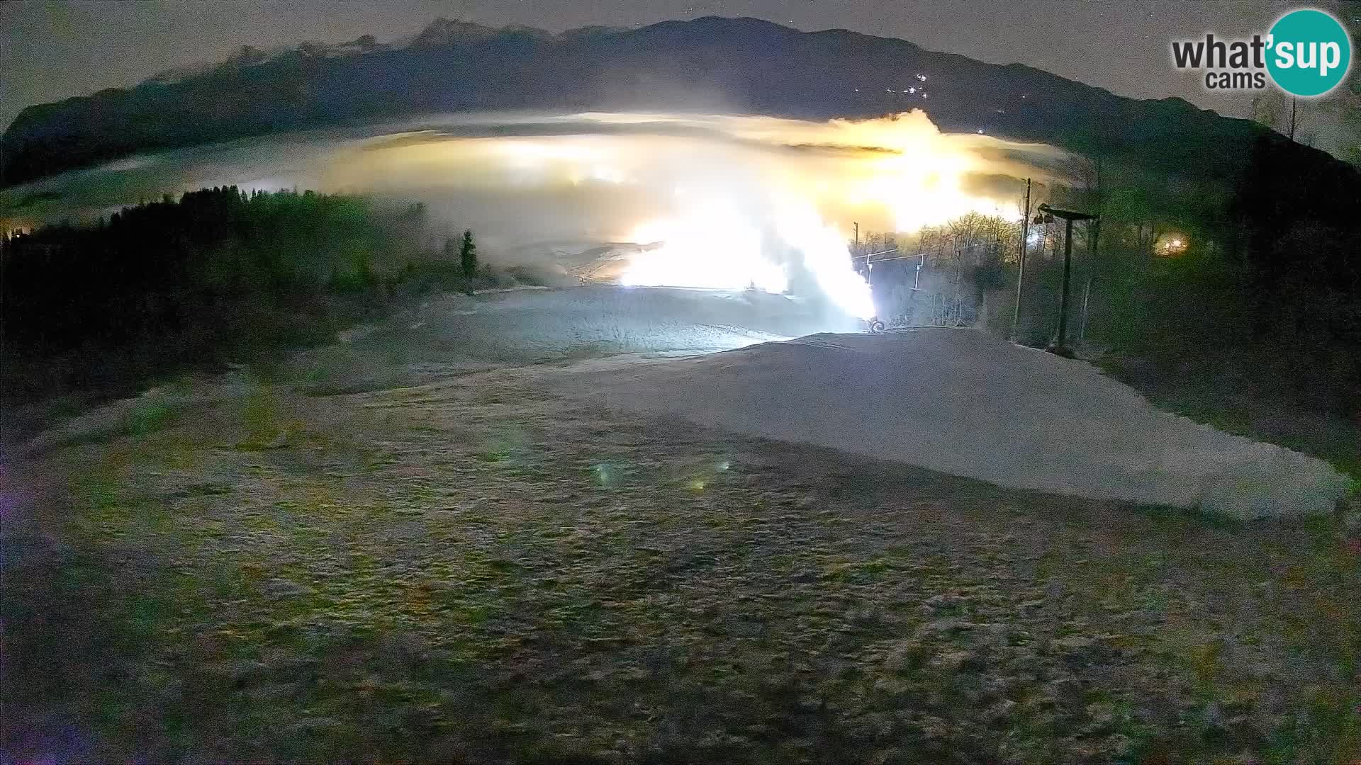 Kamera uživo Bohinjska Bistrica – Pogled u stvarnom vremenu sa skijališta Kozji Hrbet