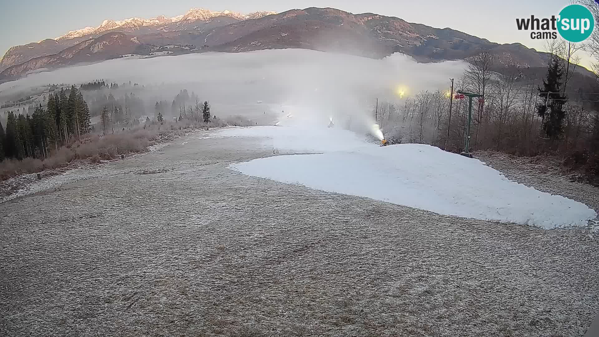 Webcam Bohinjska Bistrica – Vista live dalla stazione sciistica Kozji Hrbet