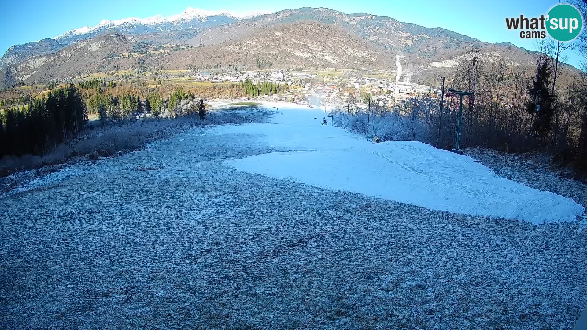 Spletna kamera Bohinjska Bistrica – Pogled v živo s smučišča Kozji Hrbet