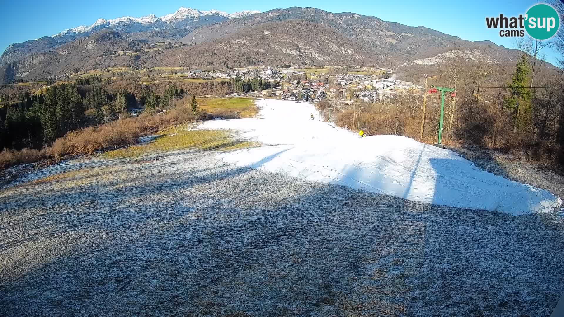 Spletna kamera Bohinjska Bistrica – Pogled v živo s smučišča Kozji Hrbet