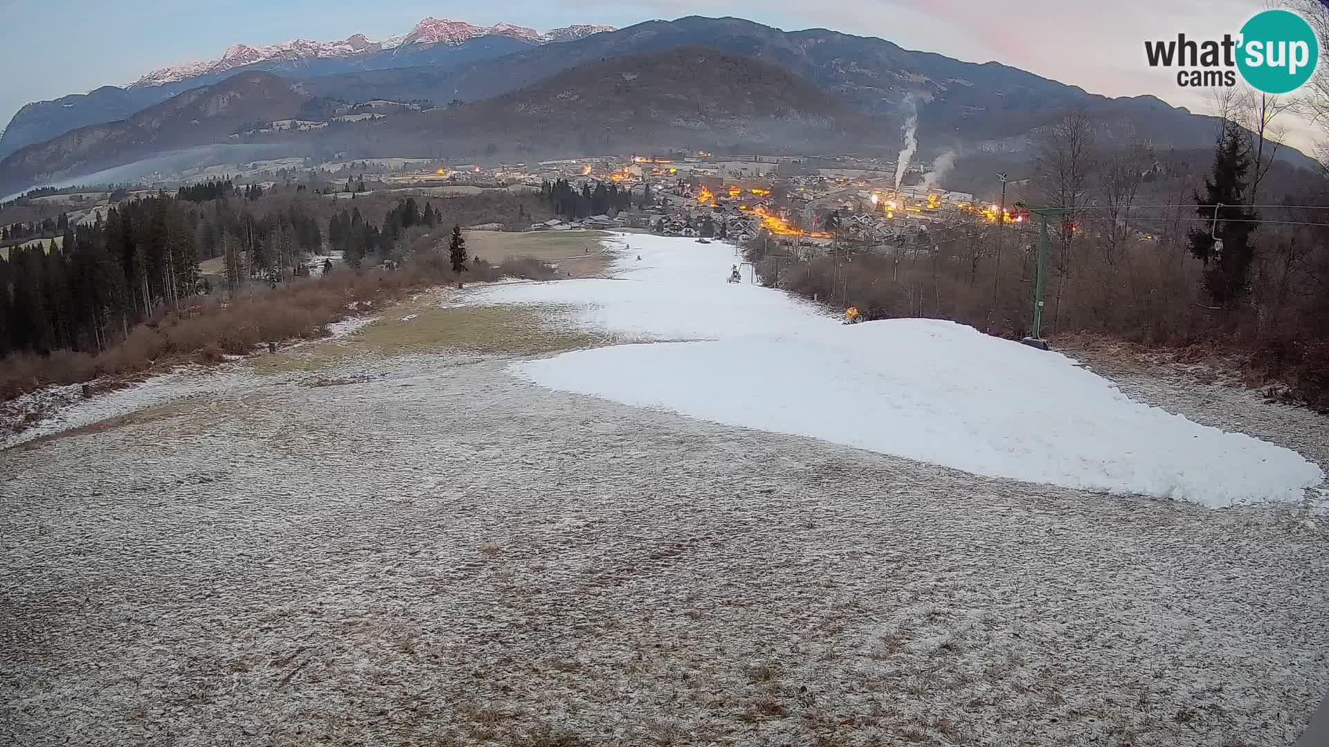 Webcam Bohinjska Bistrica – Live View from Kozji Hrbet Ski Station