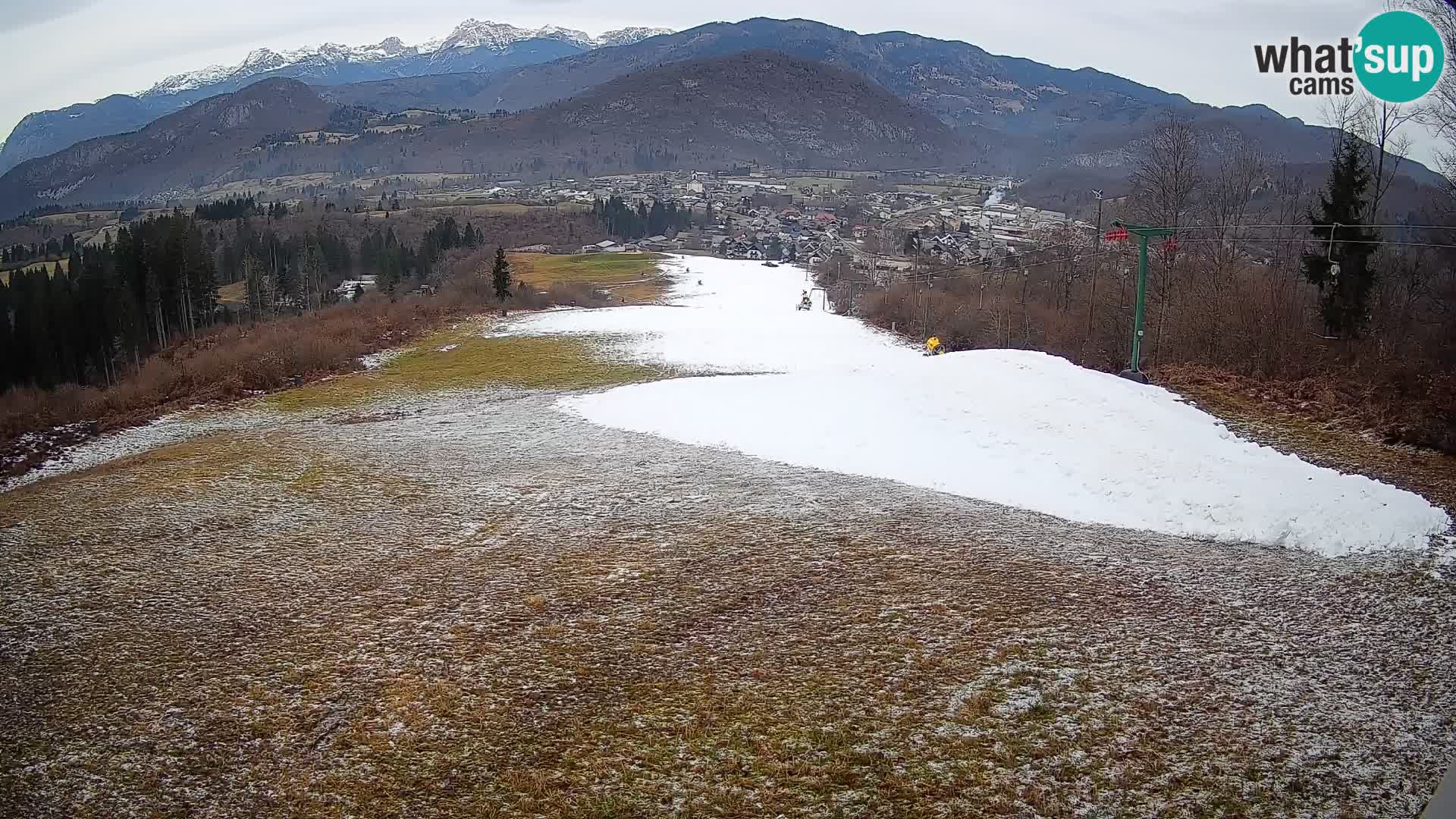 Webcam Bohinjska Bistrica – Live View from Kozji Hrbet Ski Station