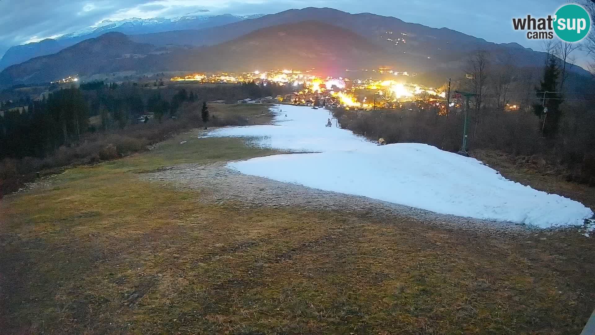 Spletna kamera Bohinjska Bistrica – Pogled v živo s smučišča Kozji Hrbet