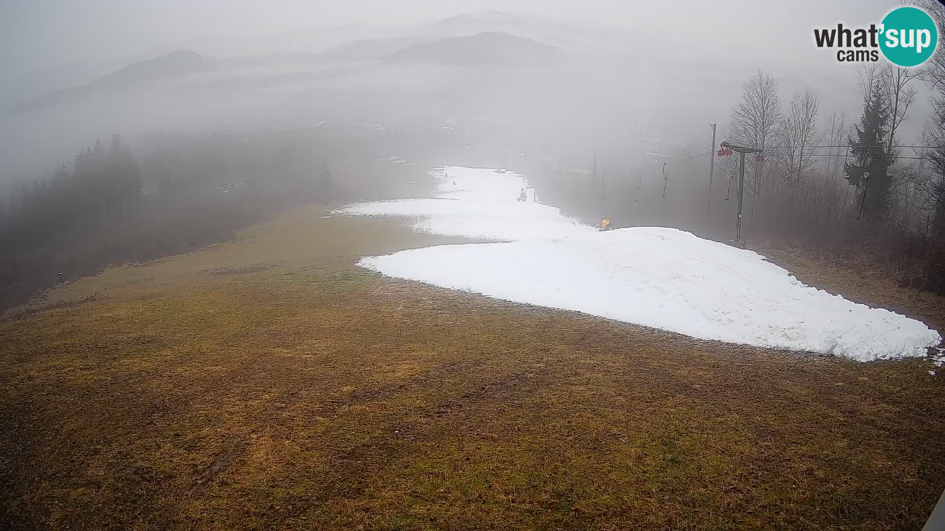 Kamera uživo Bohinjska Bistrica – Pogled u stvarnom vremenu sa skijališta Kozji Hrbet