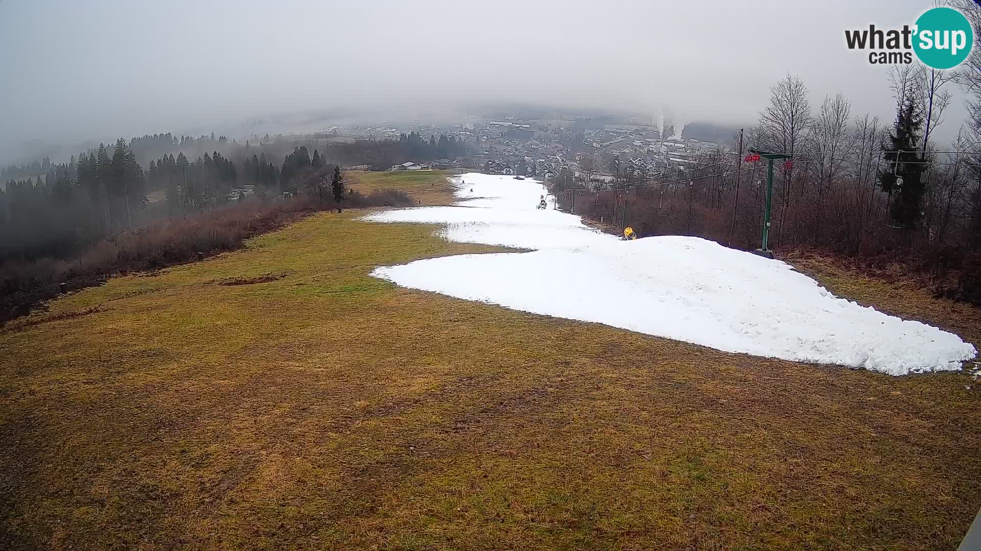 Kamera uživo Bohinjska Bistrica – Pogled u stvarnom vremenu sa skijališta Kozji Hrbet