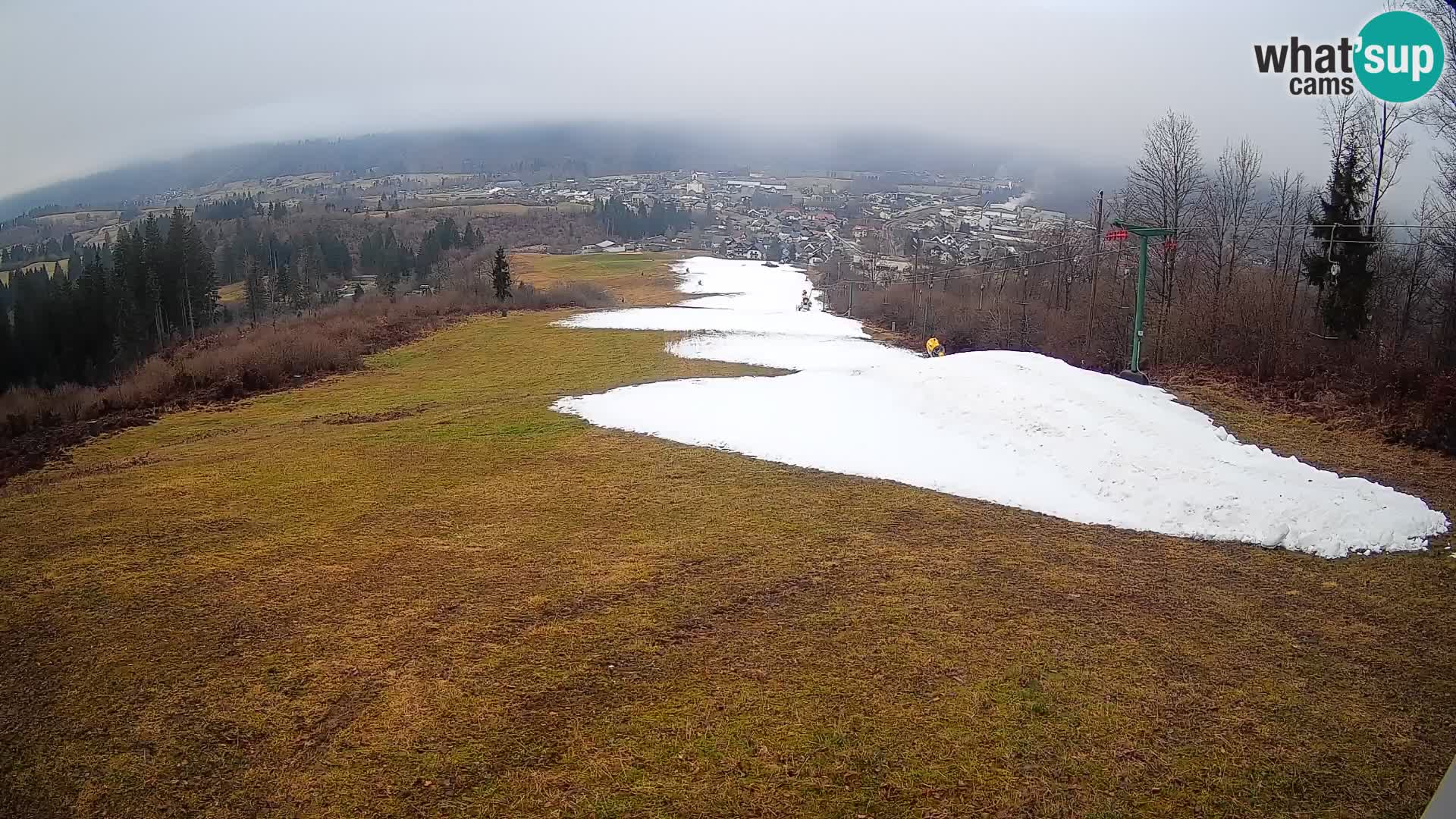 Kamera uživo Bohinjska Bistrica – Pogled u stvarnom vremenu sa skijališta Kozji Hrbet