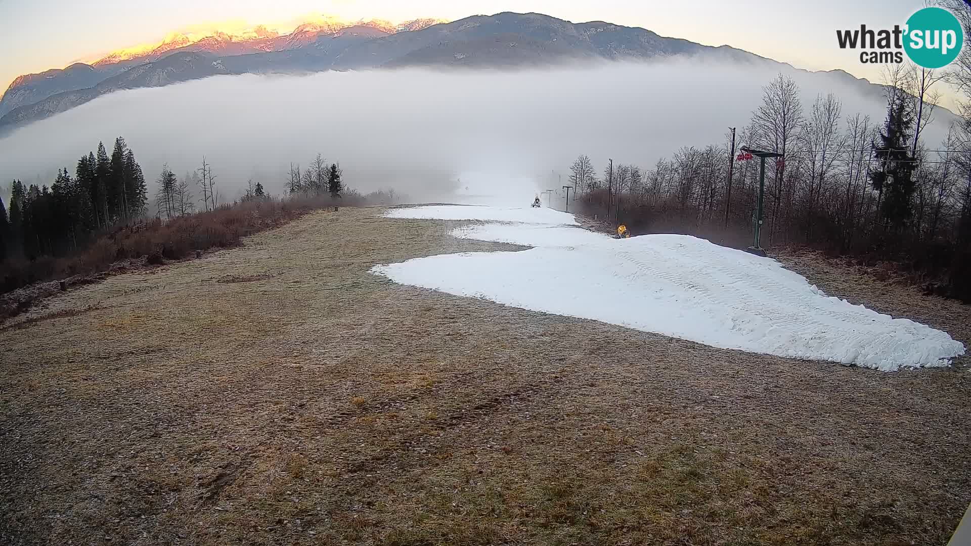 Webcam Bohinjska Bistrica – Live View from Kozji Hrbet Ski Station