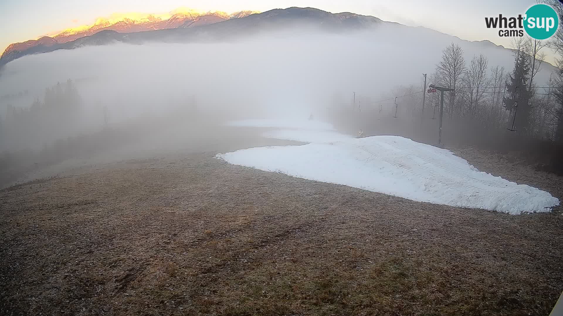 Spletna kamera Bohinjska Bistrica – Pogled v živo s smučišča Kozji Hrbet