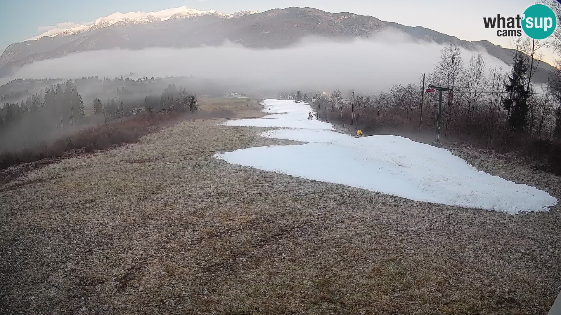Spletna kamera Bohinjska Bistrica – Pogled v živo s smučišča Kozji Hrbet
