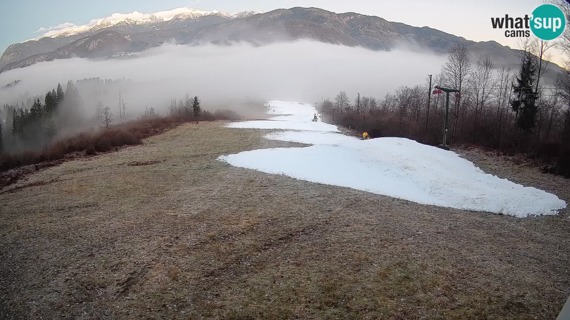 Spletna kamera Bohinjska Bistrica – Pogled v živo s smučišča Kozji Hrbet