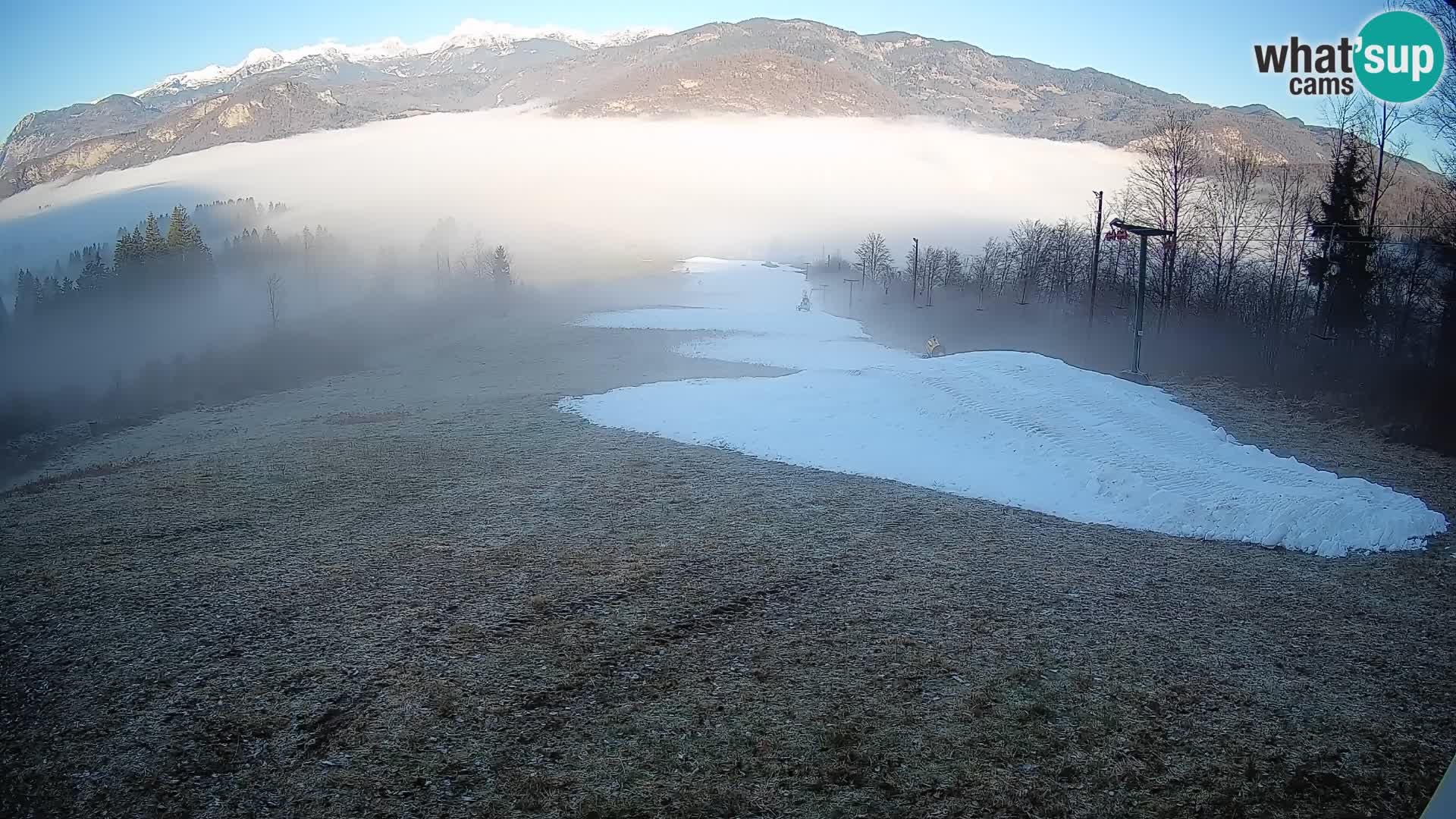 Spletna kamera Bohinjska Bistrica – Pogled v živo s smučišča Kozji Hrbet