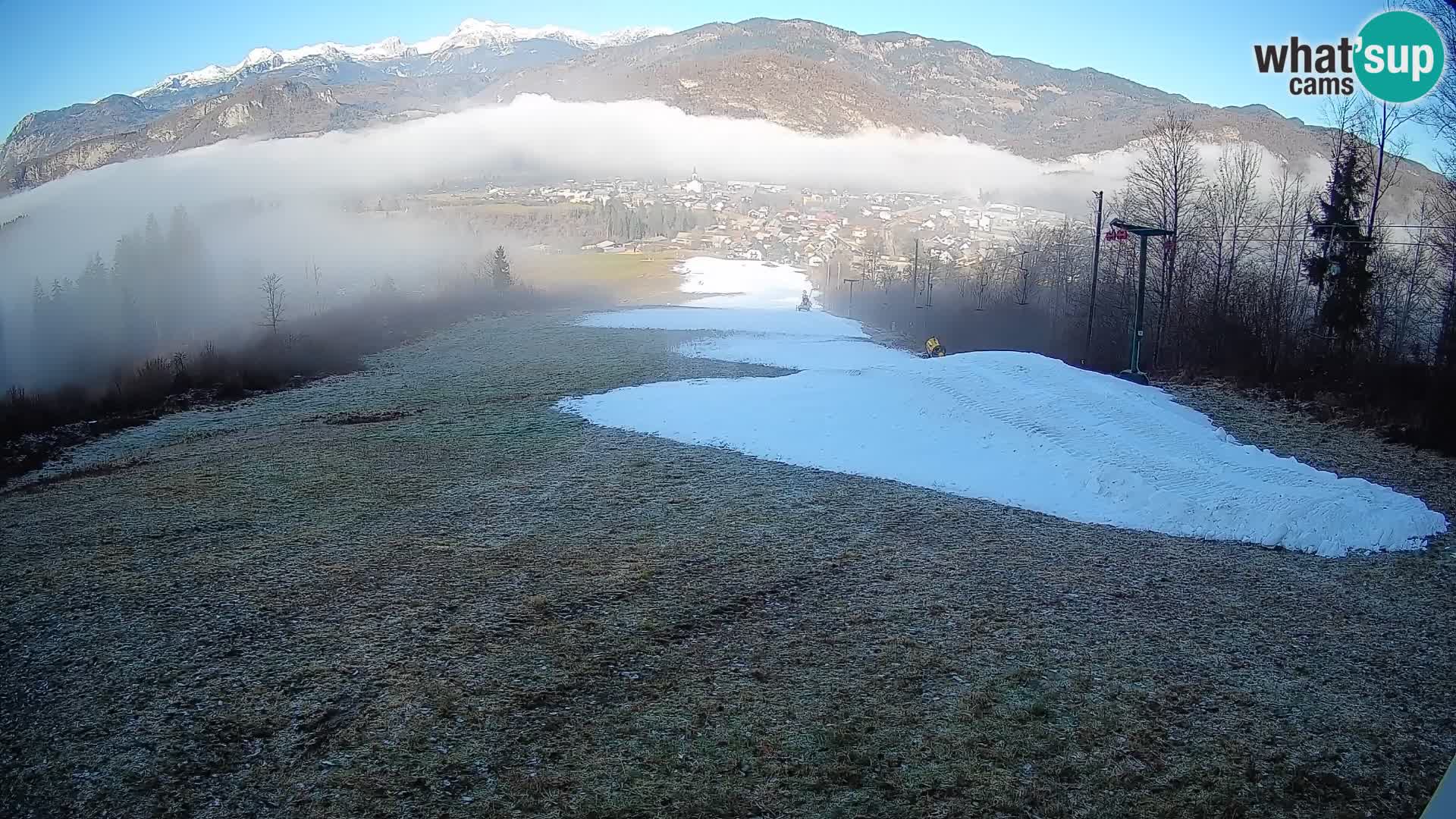 Spletna kamera Bohinjska Bistrica – Pogled v živo s smučišča Kozji Hrbet