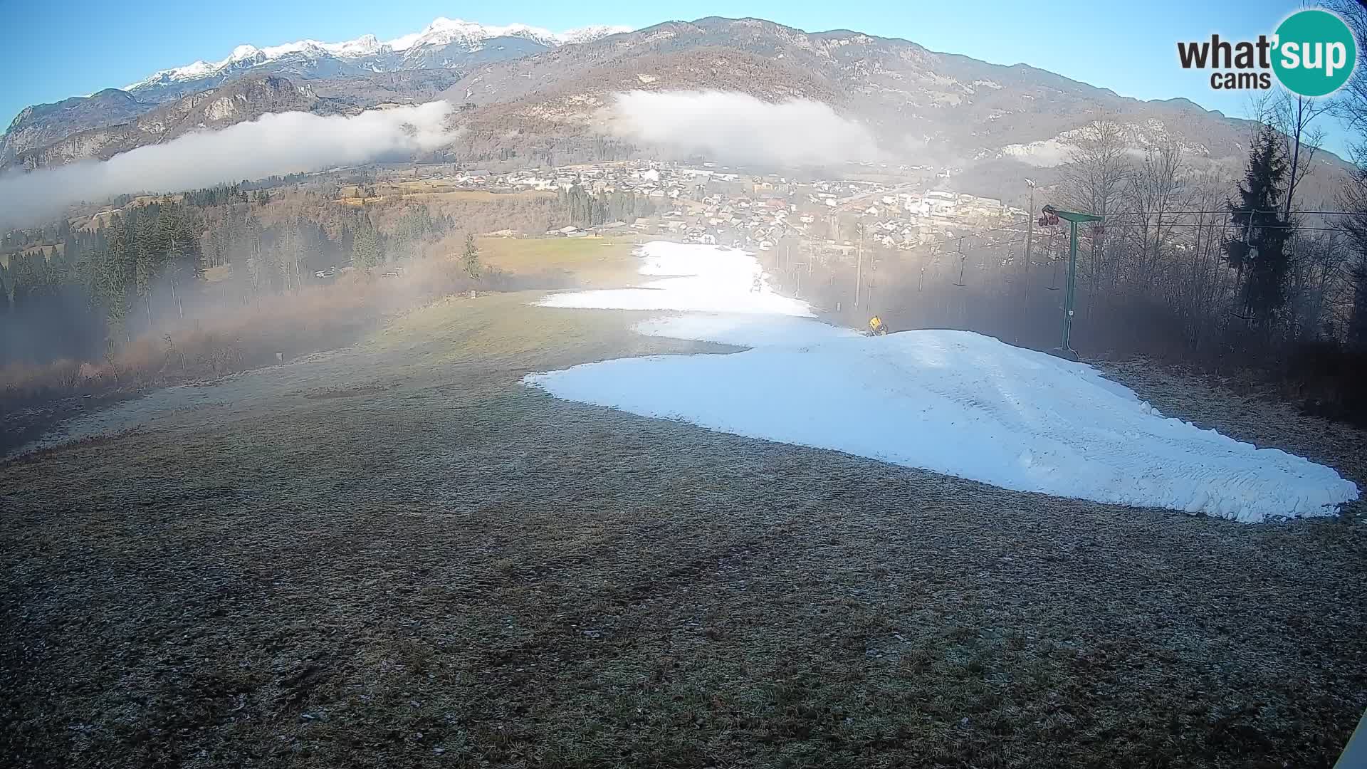 Spletna kamera Bohinjska Bistrica – Pogled v živo s smučišča Kozji Hrbet