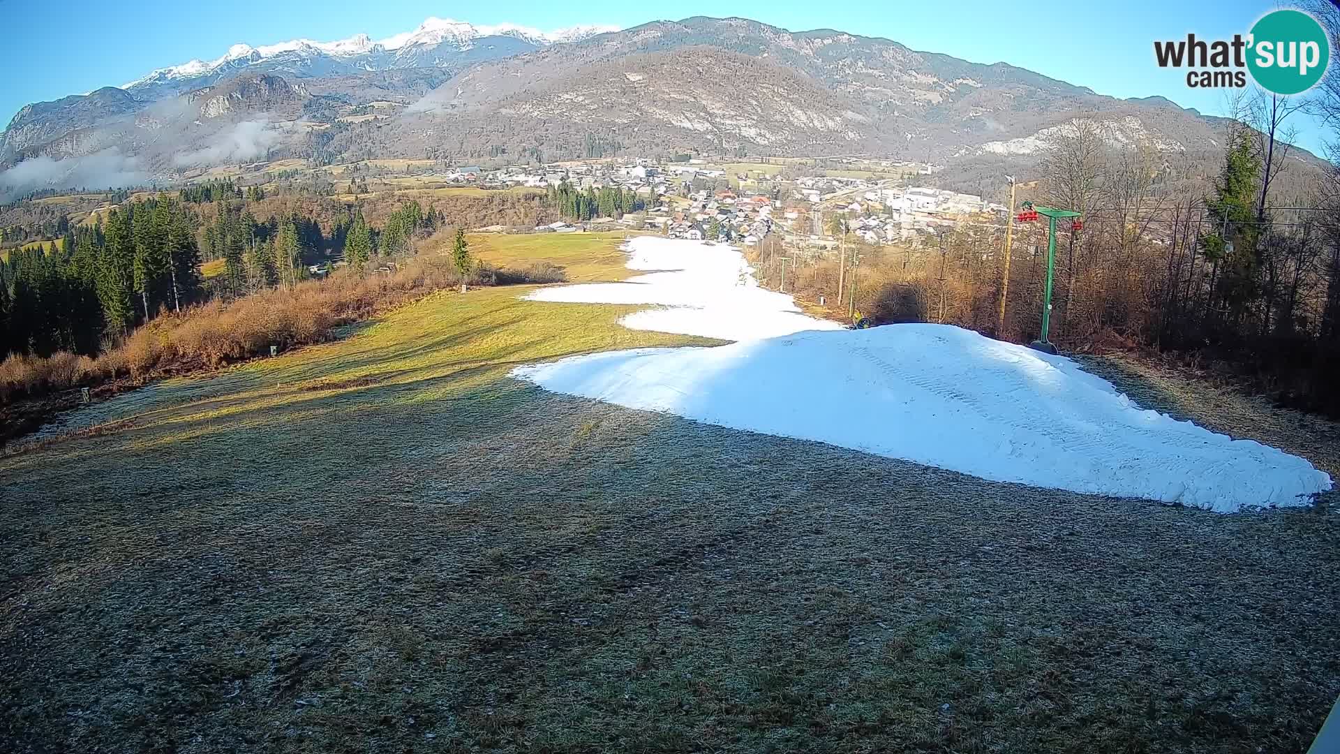 Spletna kamera Bohinjska Bistrica – Pogled v živo s smučišča Kozji Hrbet