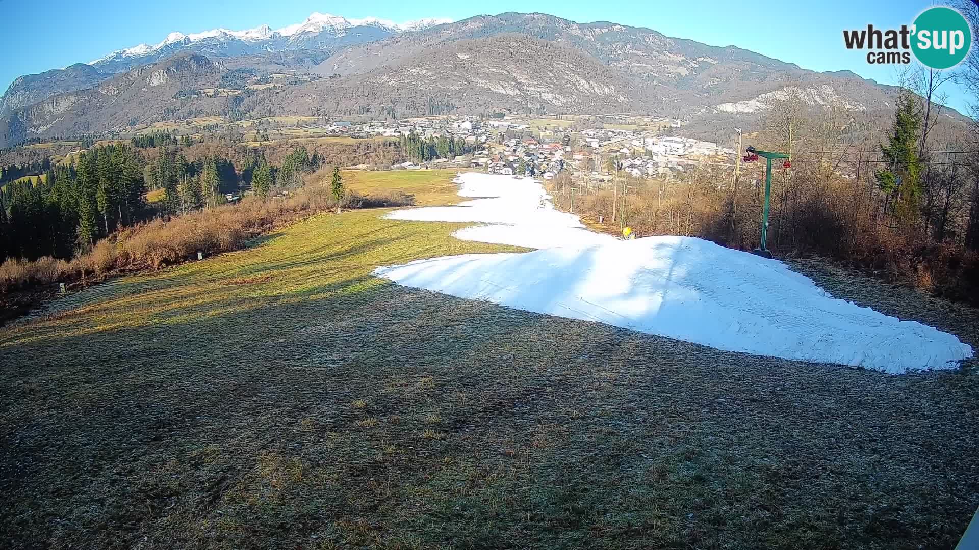 Kamera uživo Bohinjska Bistrica – Pogled u stvarnom vremenu sa skijališta Kozji Hrbet